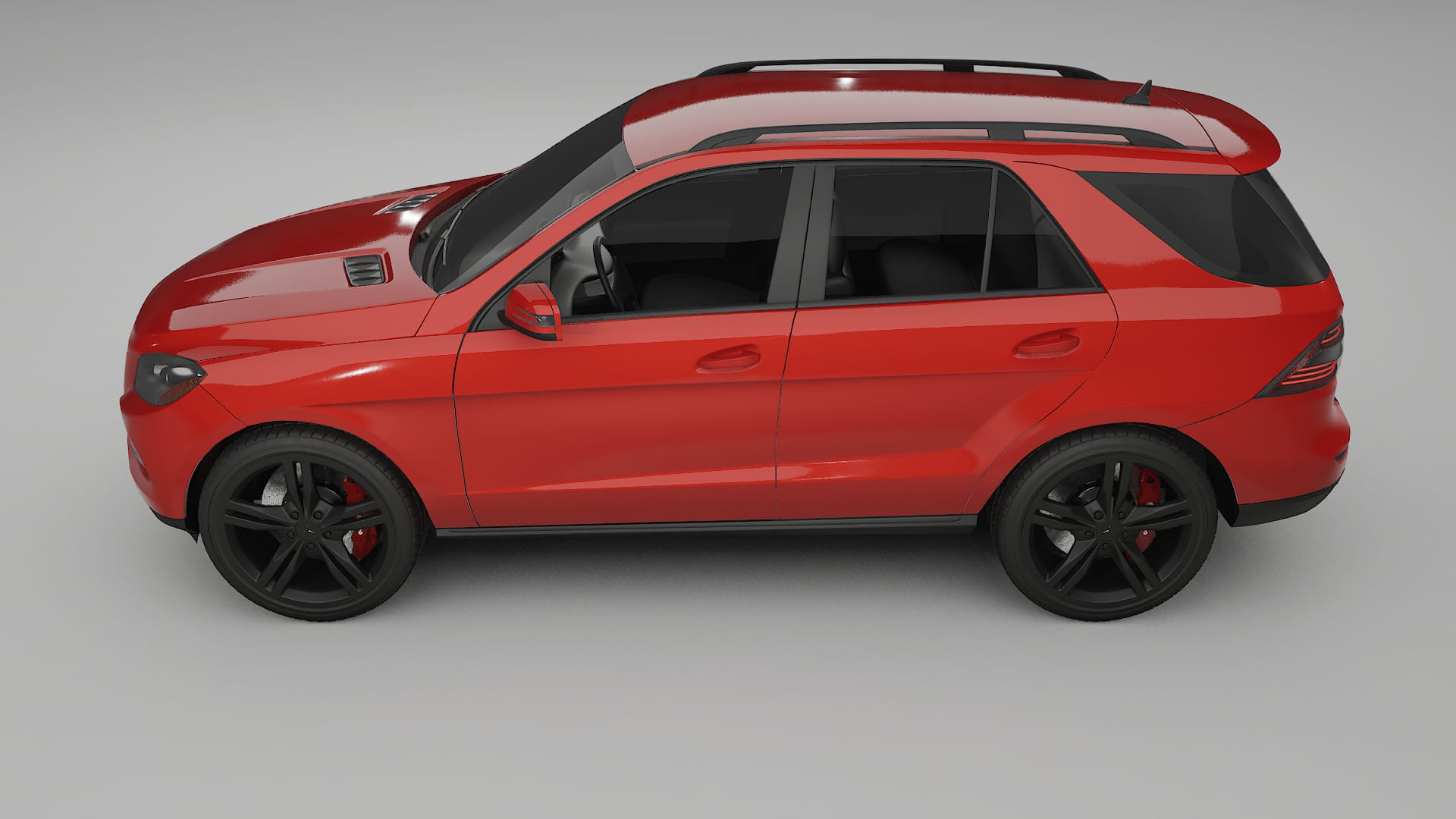 Mercedes M class W166 TPU Lackskyddsfilm | BLAZE Färgskiftande PPF – Komplett Förskuret Kit