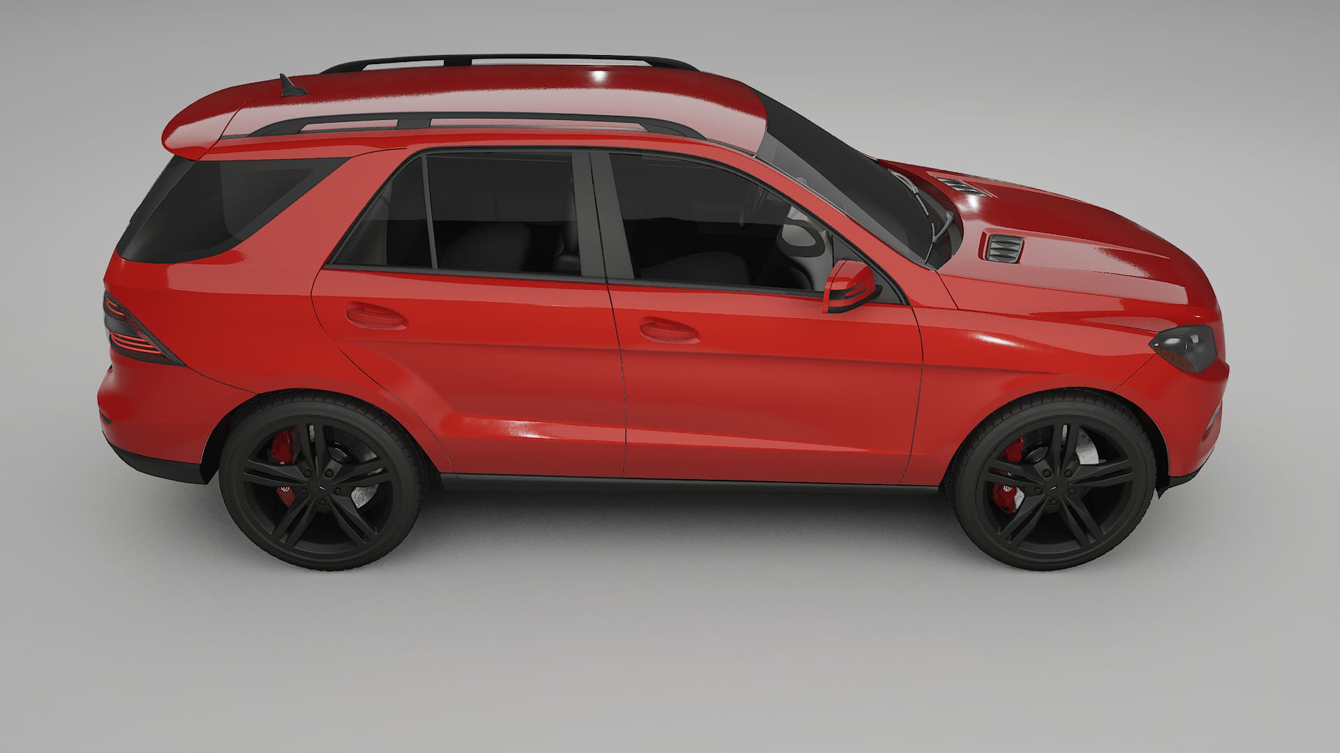 Mercedes M class W166 TPU Lackskyddsfilm | BLAZE Färgskiftande PPF – Komplett Förskuret Kit