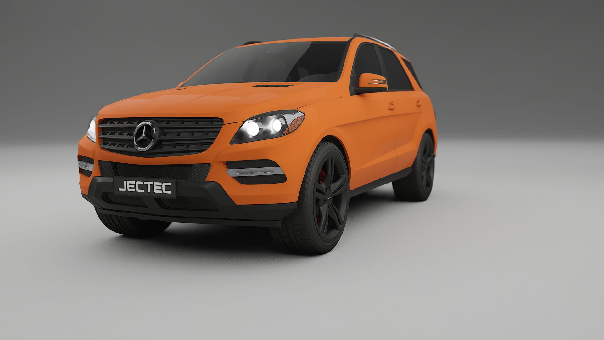 Mercedes M class W166 TPU Lackskyddsfilm | ROCKET Färgskiftande PPF – Komplett Förskuret Kit