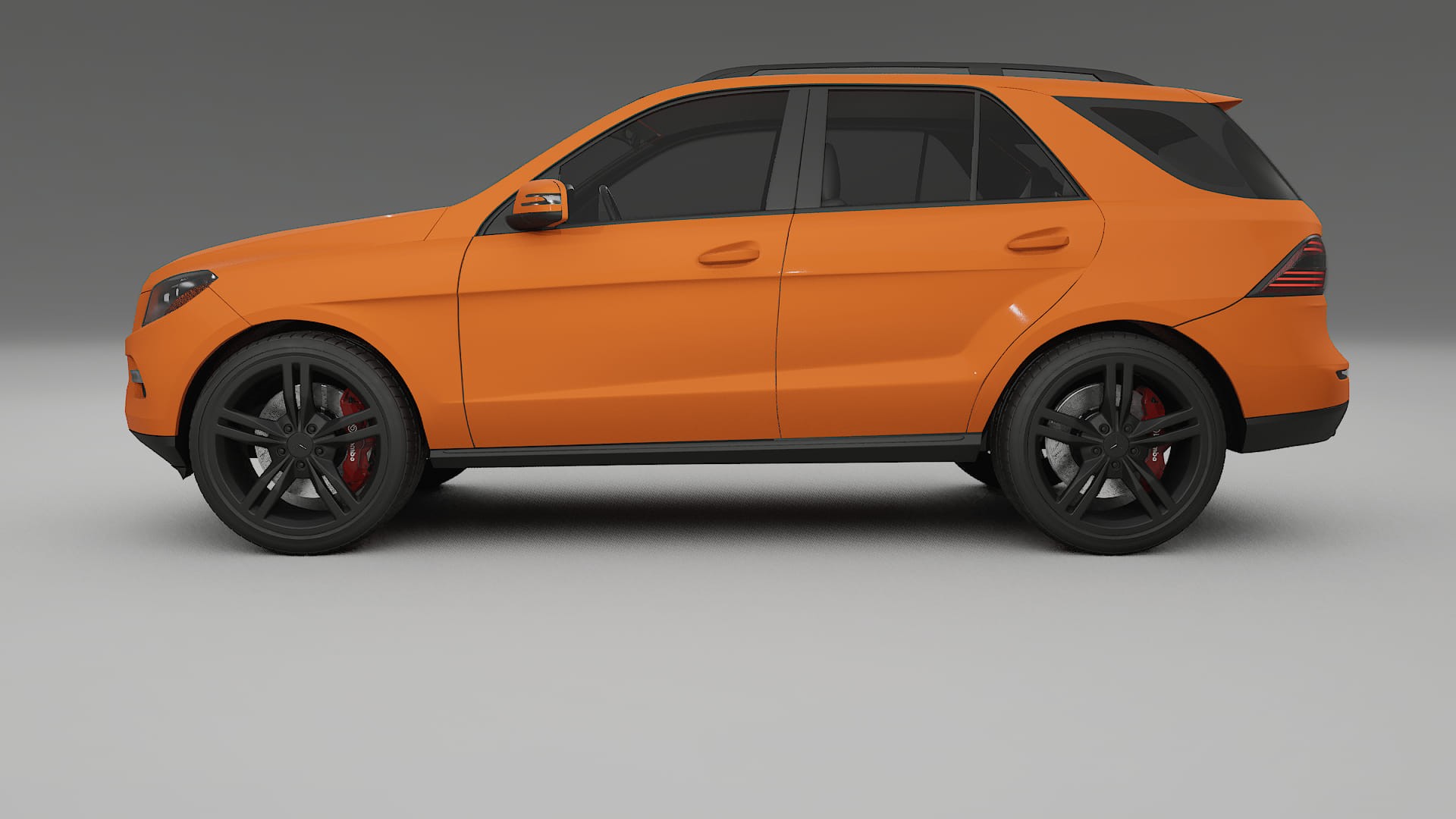 Mercedes M class W166 TPU Lackskyddsfilm | ROCKET Färgskiftande PPF – Komplett Förskuret Kit