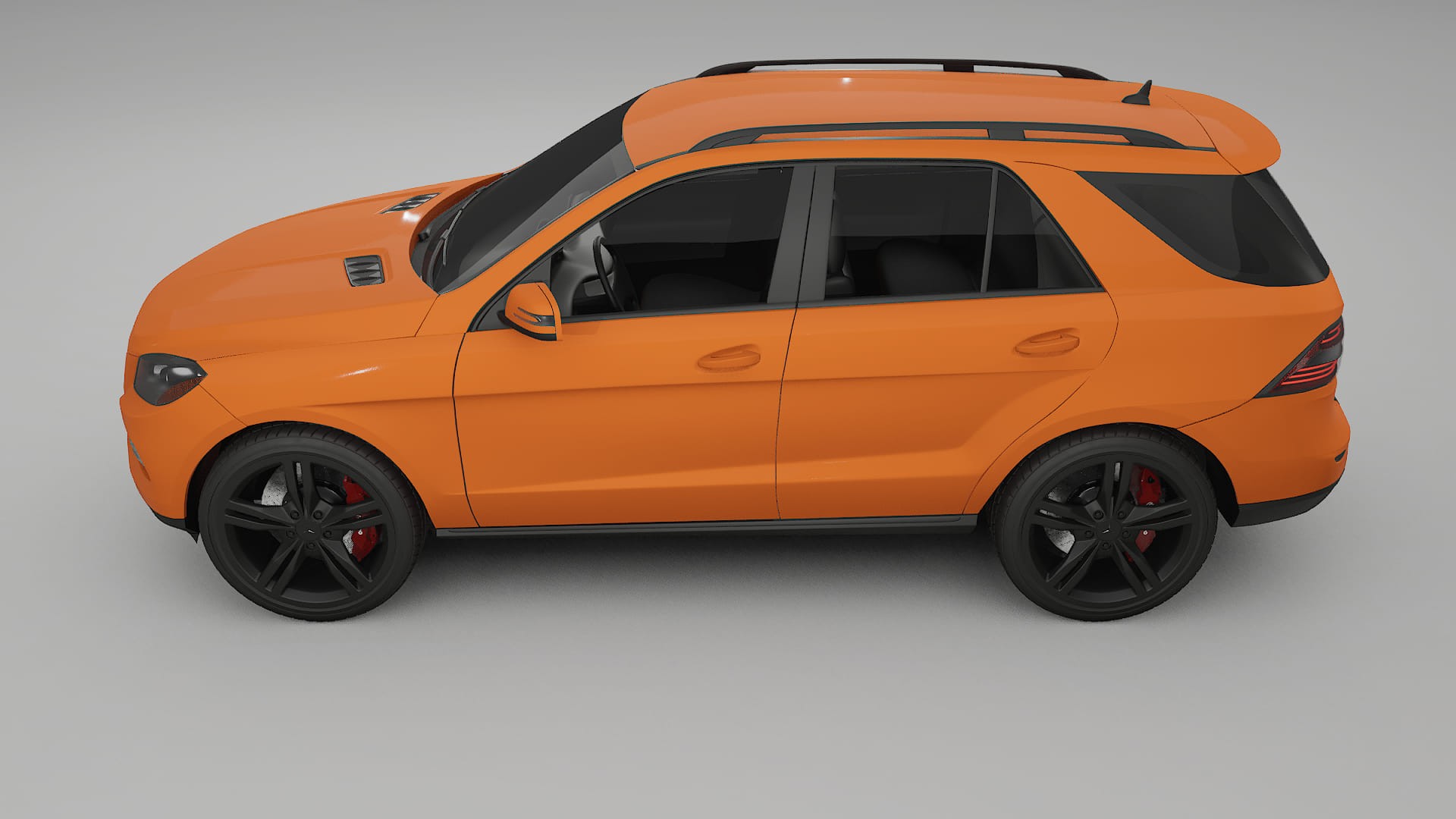 Mercedes M class W166 TPU Lackskyddsfilm | ROCKET Färgskiftande PPF – Komplett Förskuret Kit