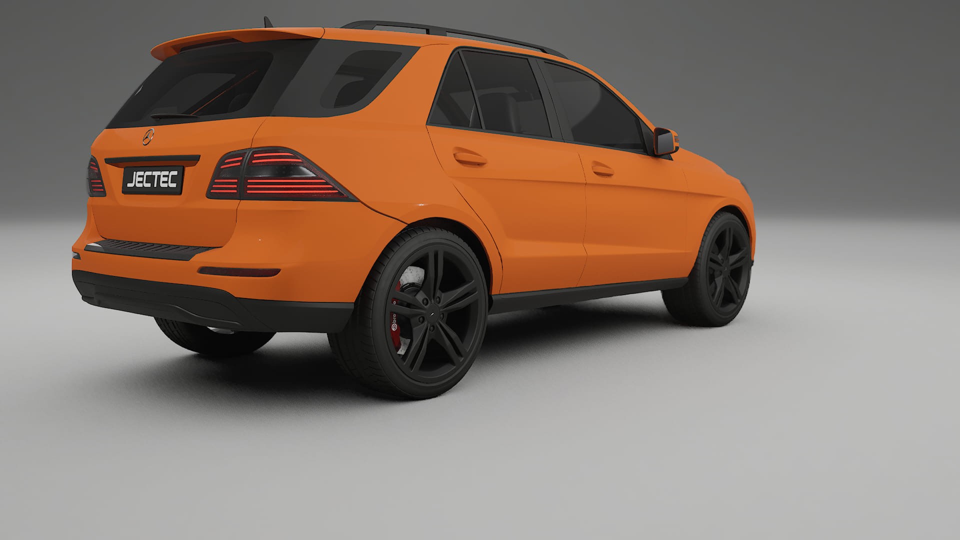 Mercedes M class W166 TPU Lackskyddsfilm | ROCKET Färgskiftande PPF – Komplett Förskuret Kit