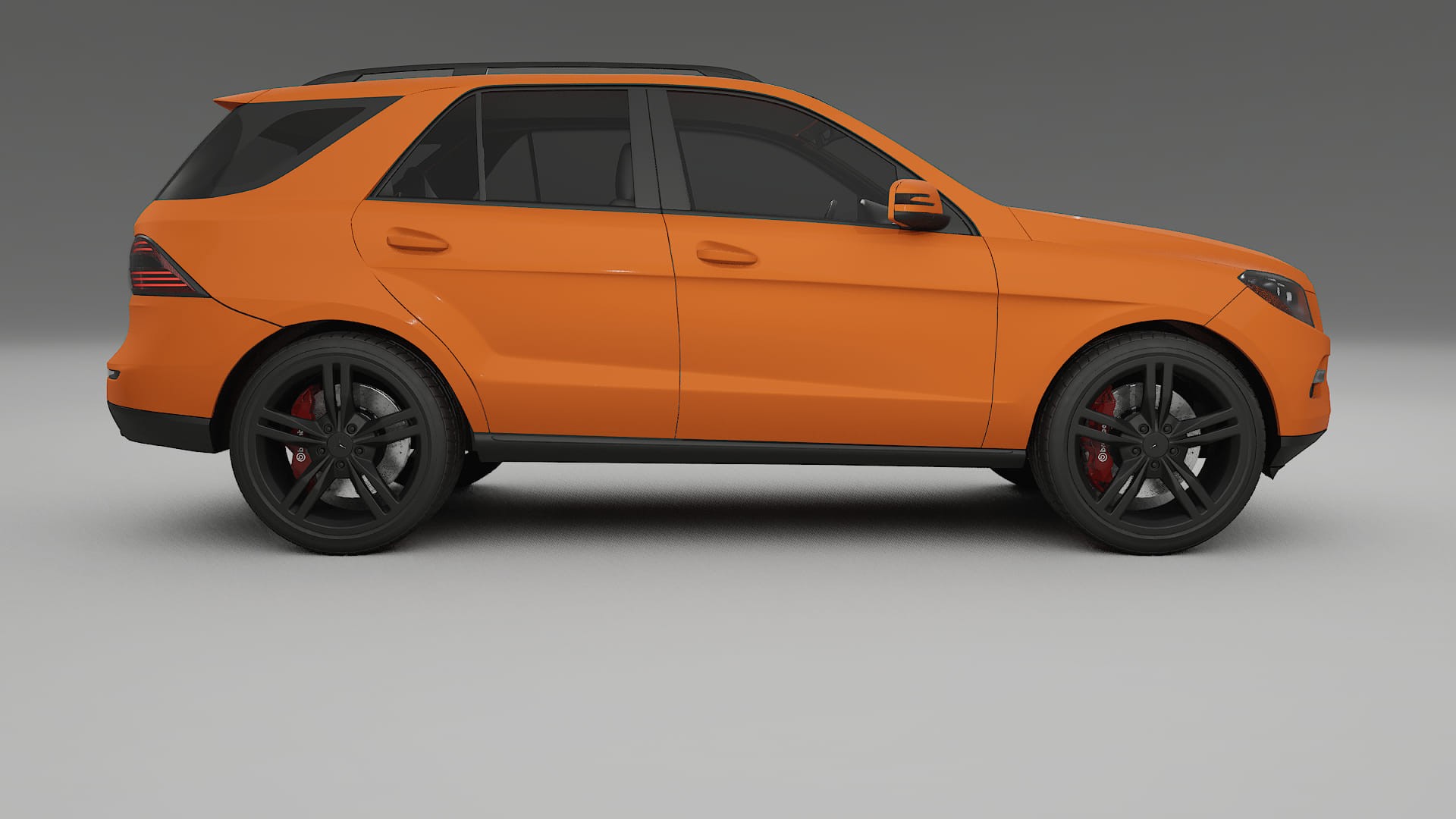 Mercedes M class W166 TPU Lackskyddsfilm | ROCKET Färgskiftande PPF – Komplett Förskuret Kit