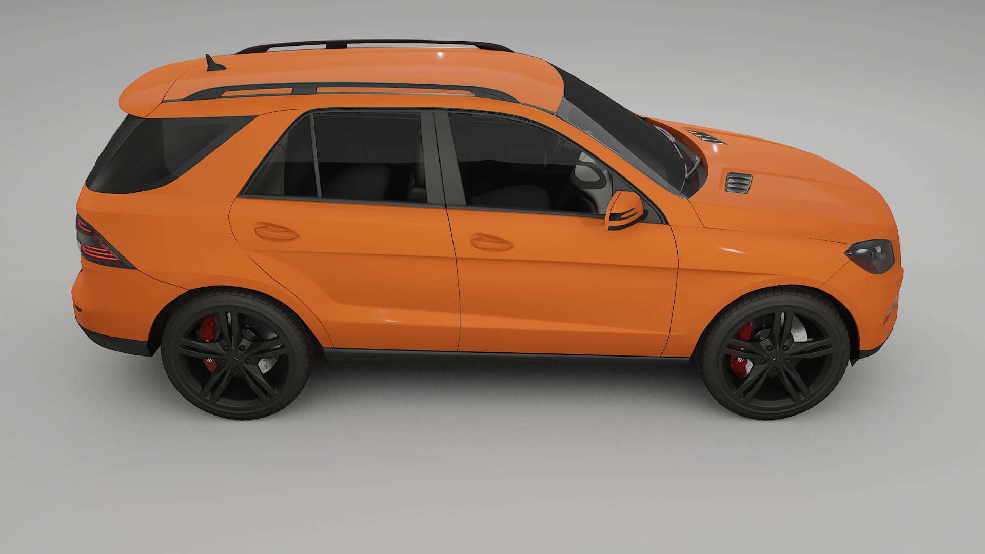 Mercedes M class W166 TPU Lackskyddsfilm | ROCKET Färgskiftande PPF – Komplett Förskuret Kit