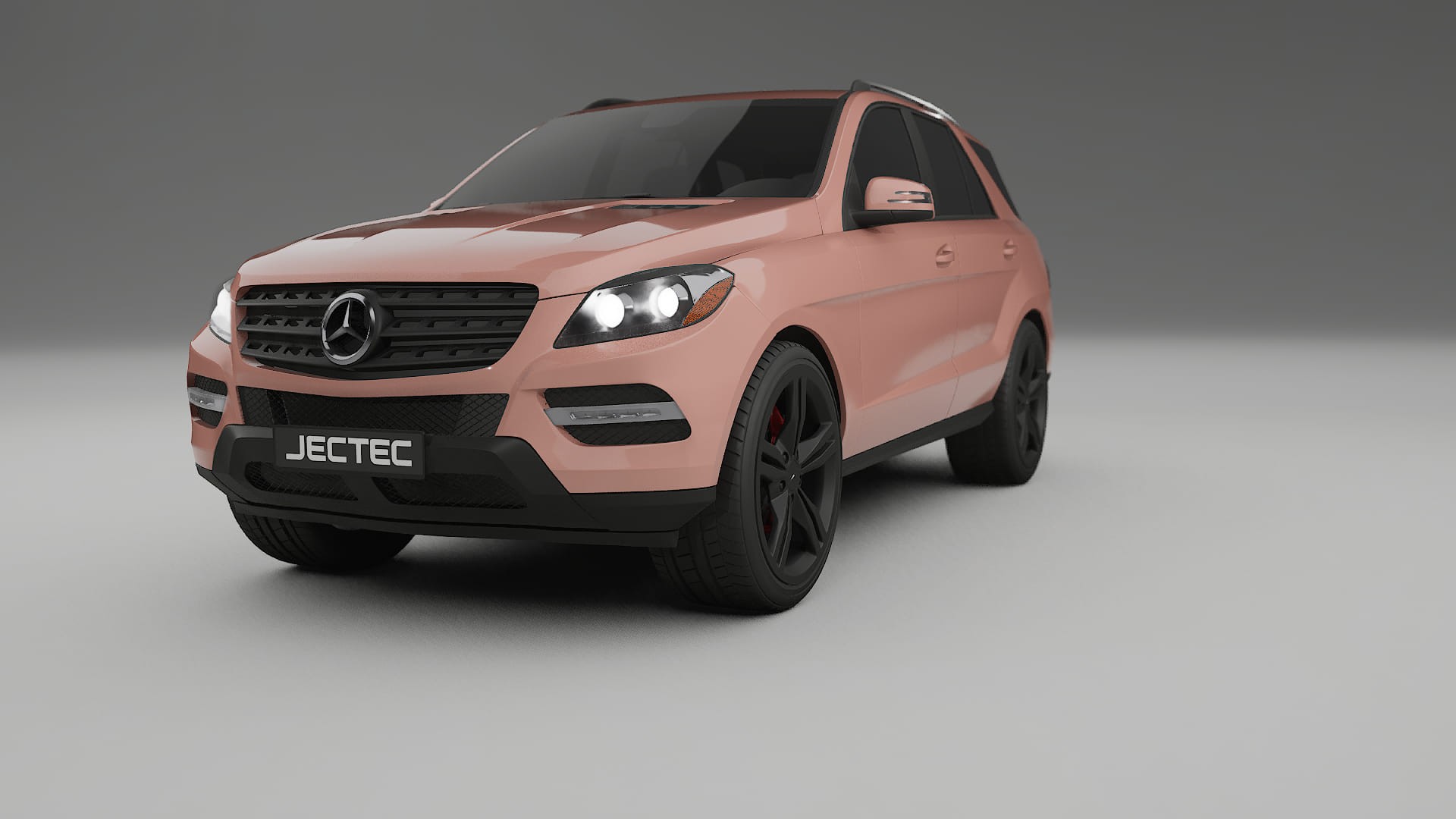 Mercedes M class W166 TPU Lackskyddsfilm | BLUSH Färgskiftande PPF – Komplett Förskuret Kit