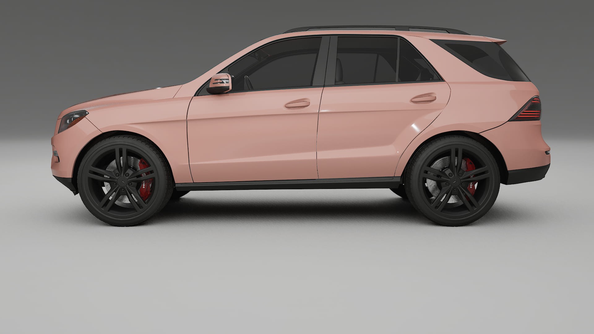 Mercedes M class W166 TPU Lackskyddsfilm | BLUSH Färgskiftande PPF – Komplett Förskuret Kit