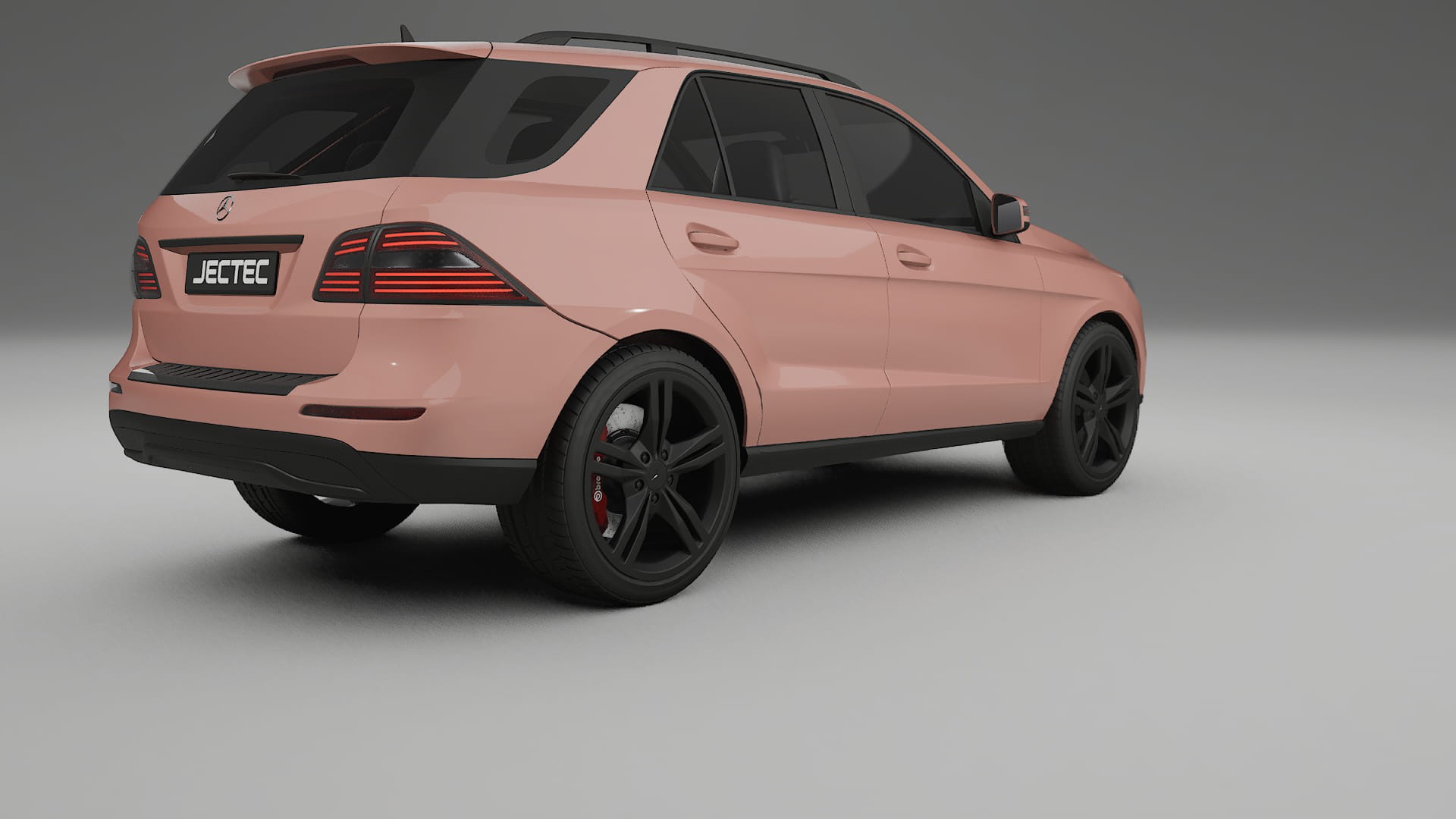 Mercedes M class W166 TPU Lackskyddsfilm | BLUSH Färgskiftande PPF – Komplett Förskuret Kit