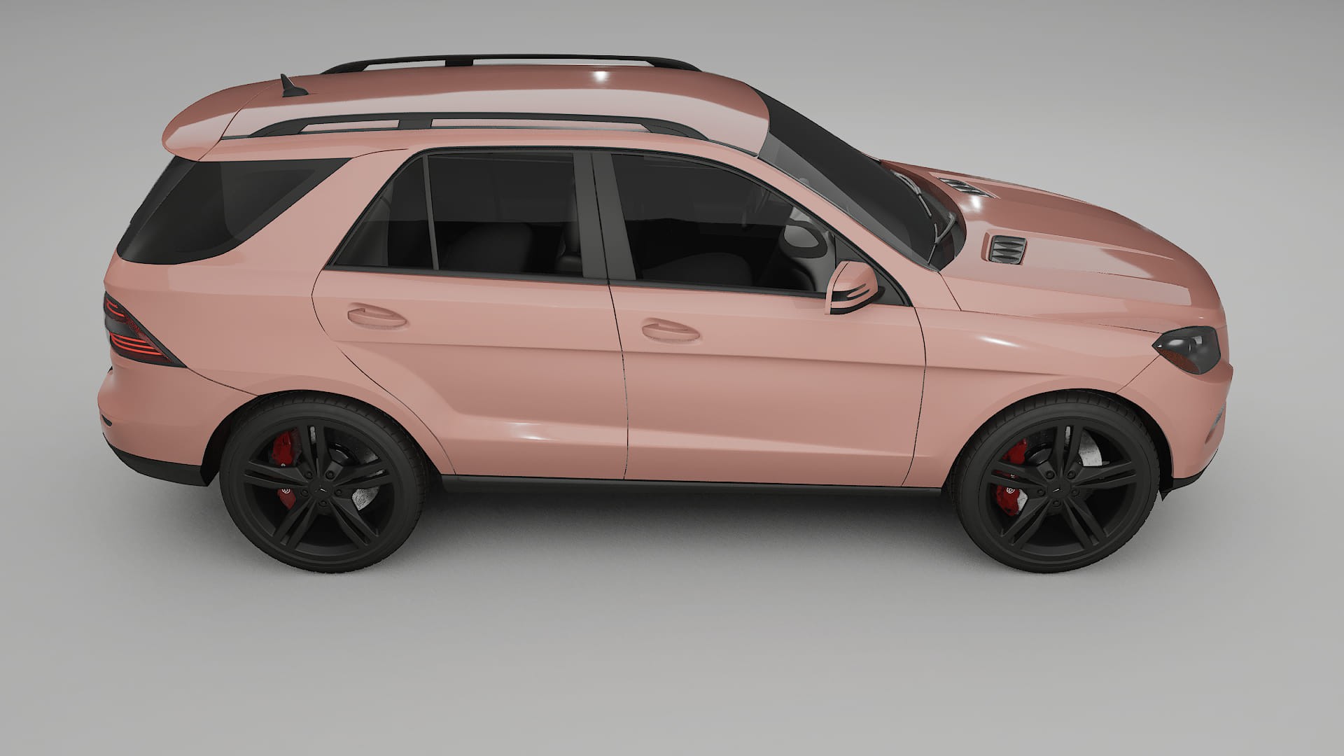 Mercedes M class W166 TPU Lackskyddsfilm | BLUSH Färgskiftande PPF – Komplett Förskuret Kit