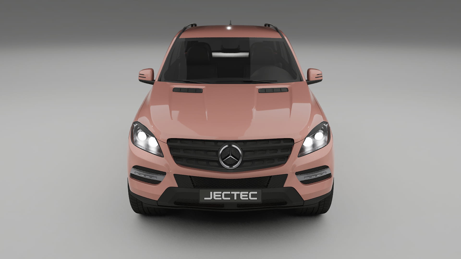 Mercedes M class W166 TPU Lackskyddsfilm | BLUSH Färgskiftande PPF – Komplett Förskuret Kit