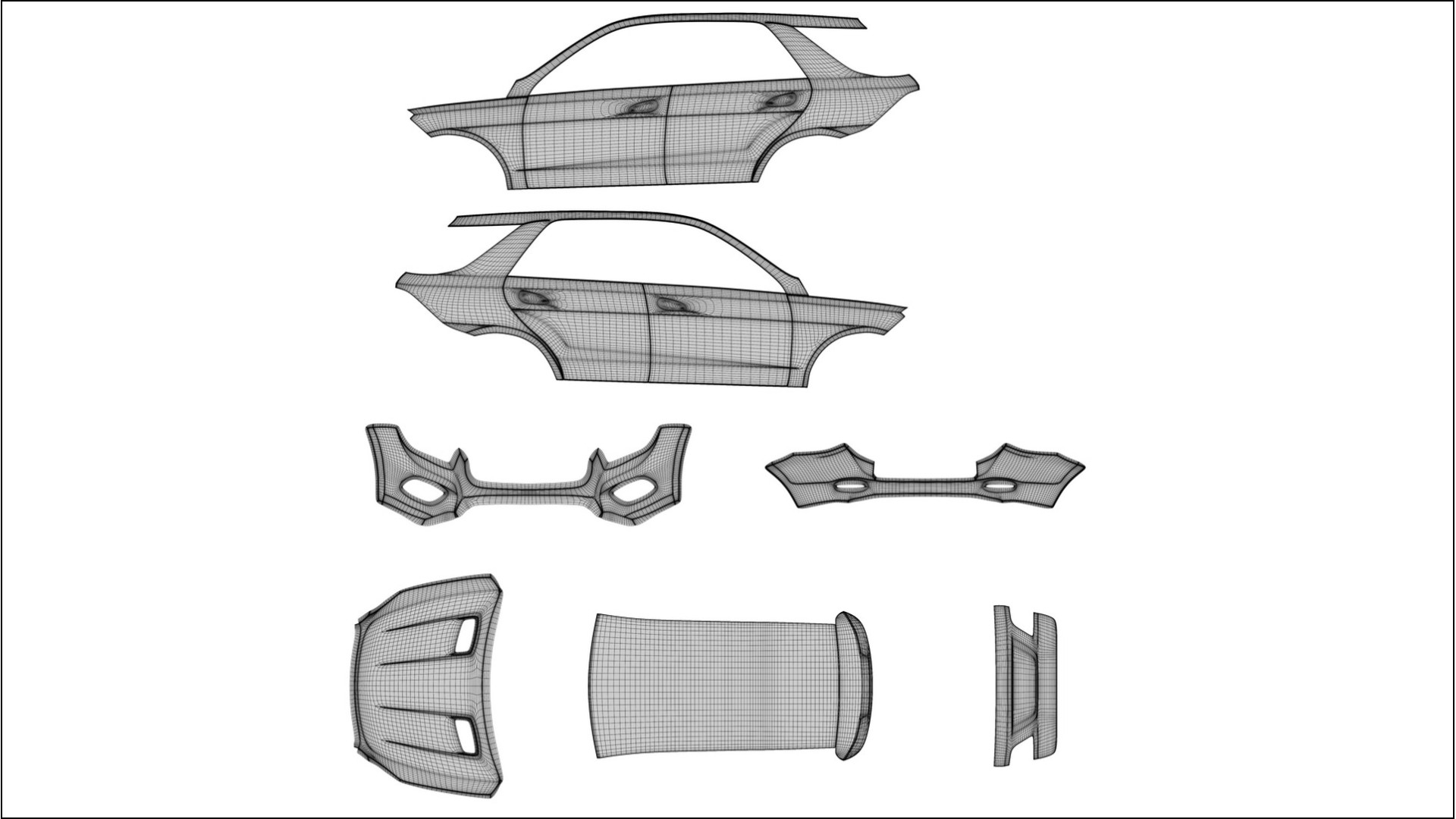 Mercedes M class W166 TPU Lackskyddsfilm | SAHARA Färgskiftande PPF – Komplett Förskuret Kit