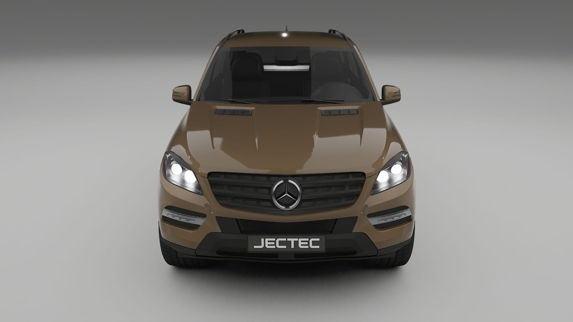 Mercedes M class W166 TPU Lackskyddsfilm | SAHARA Färgskiftande PPF – Komplett Förskuret Kit