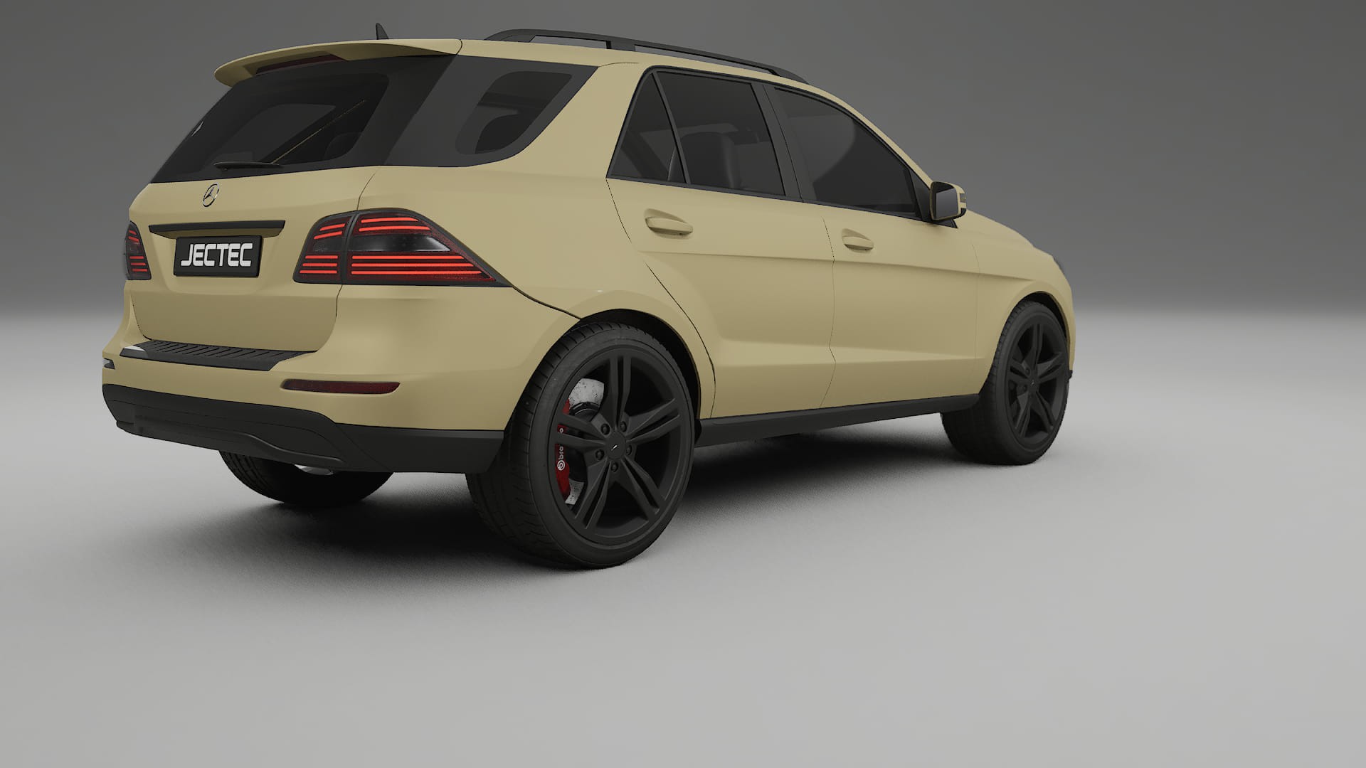 Mercedes M class W166 TPU Lackskyddsfilm | SAND Färgskiftande PPF – Komplett Förskuret Kit