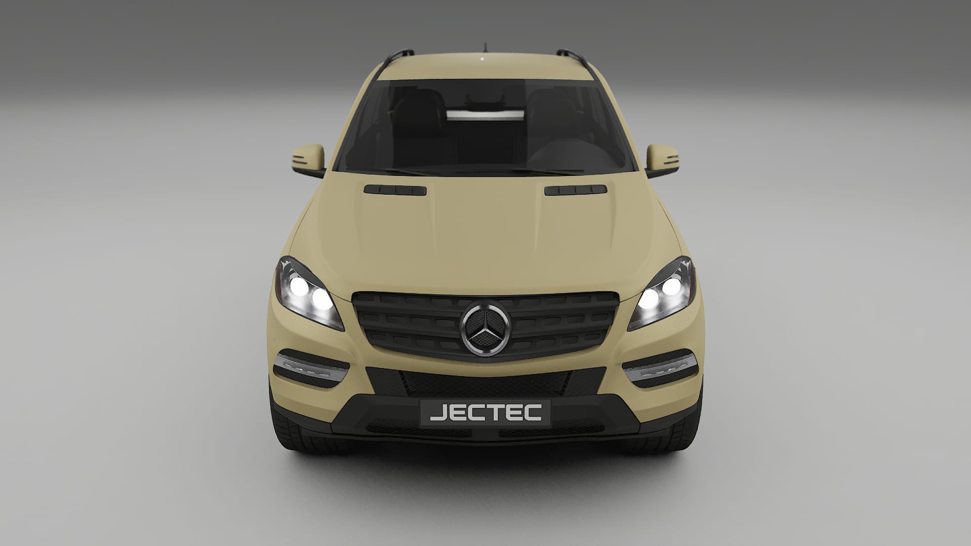 Mercedes M class W166 TPU Lackskyddsfilm | SAND Färgskiftande PPF – Komplett Förskuret Kit