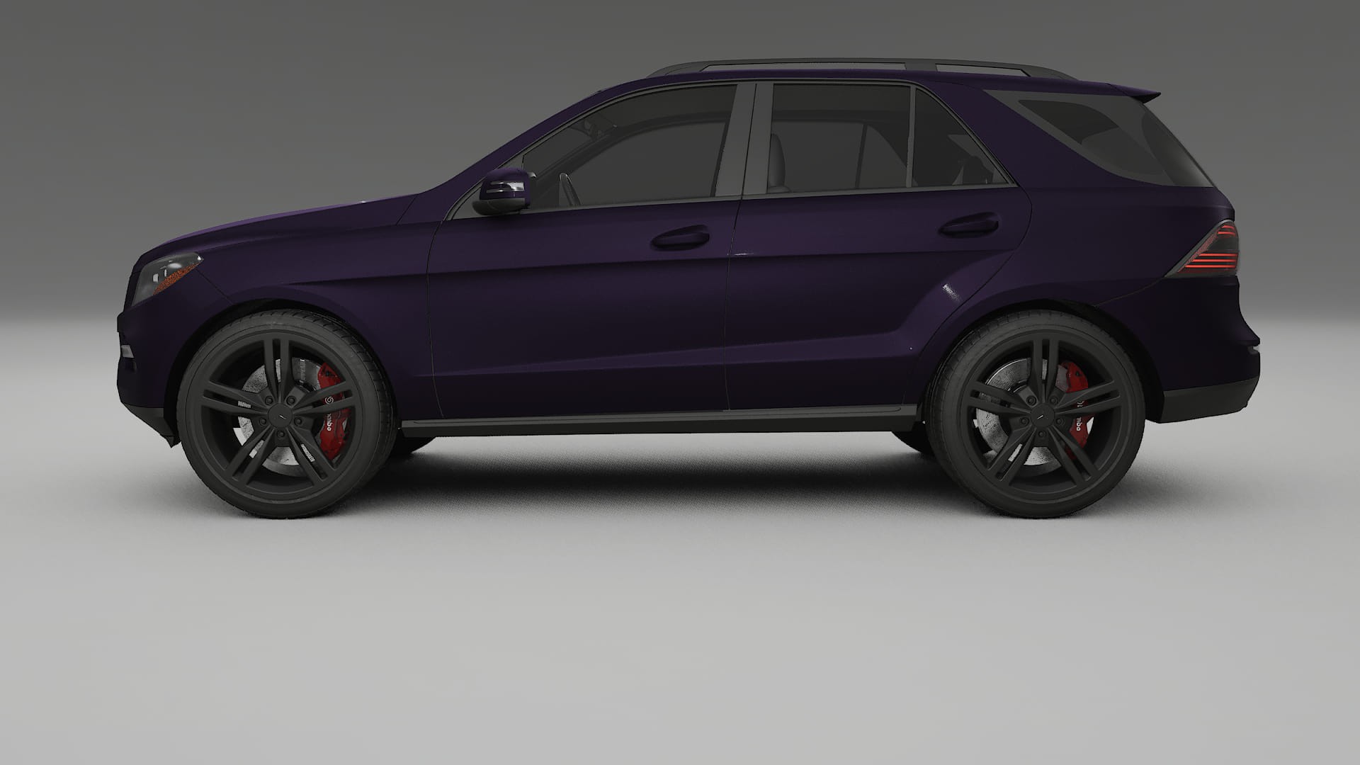 Mercedes M class W166 TPU Lackskyddsfilm | VIOLET Färgskiftande PPF – Komplett Förskuret Kit