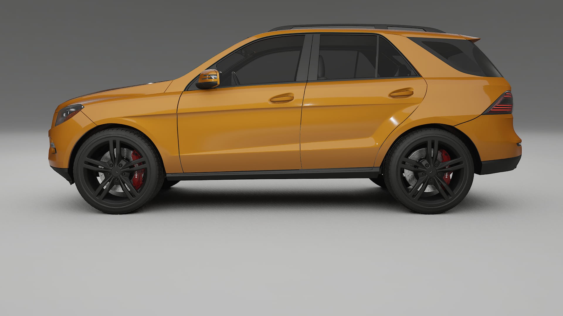 Mercedes M class W166 TPU Lackskyddsfilm | DAISY Färgskiftande PPF – Komplett Förskuret Kit