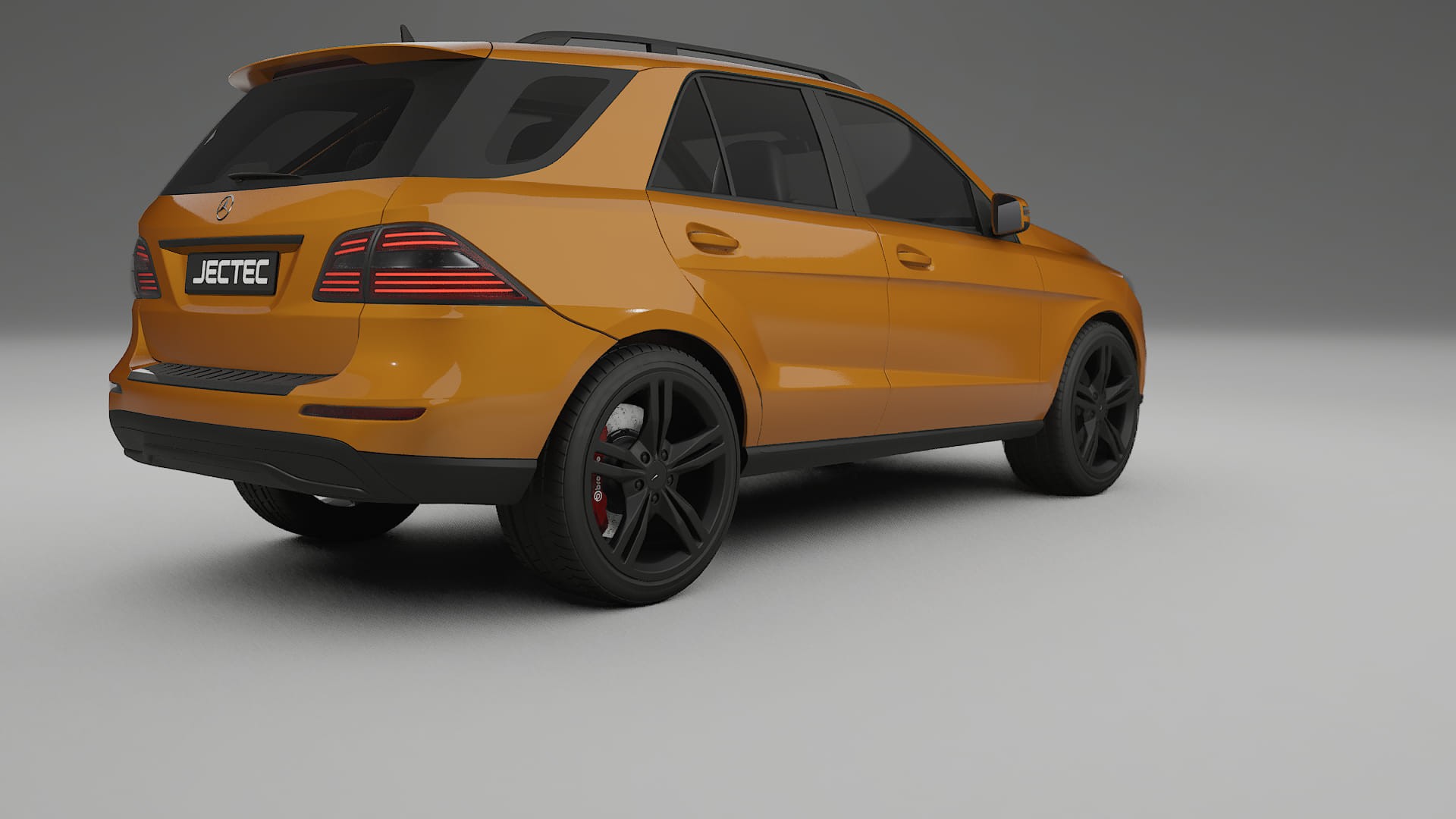 Mercedes M class W166 TPU Lackskyddsfilm | DAISY Färgskiftande PPF – Komplett Förskuret Kit