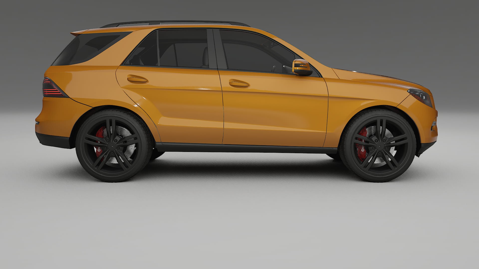 Mercedes M class W166 TPU Lackskyddsfilm | DAISY Färgskiftande PPF – Komplett Förskuret Kit