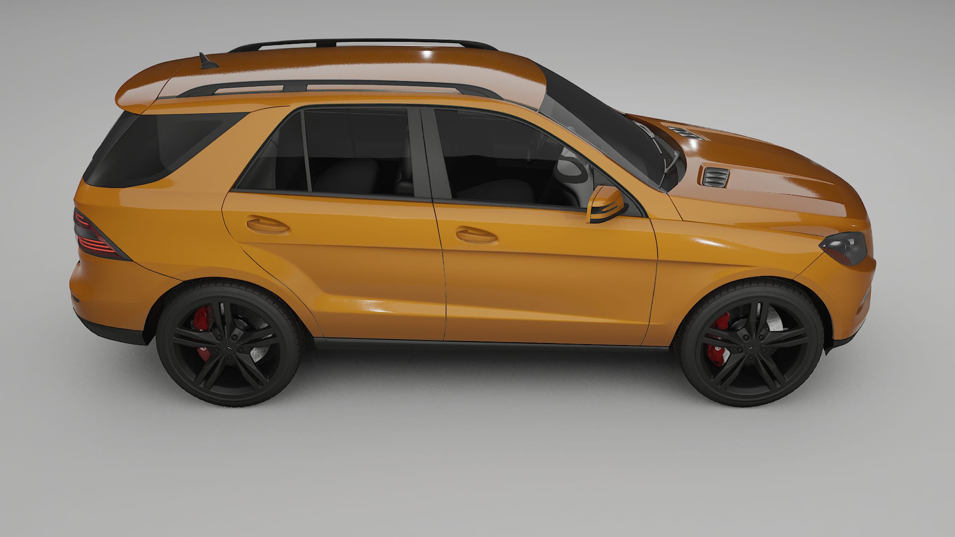 Mercedes M class W166 TPU Lackskyddsfilm | DAISY Färgskiftande PPF – Komplett Förskuret Kit