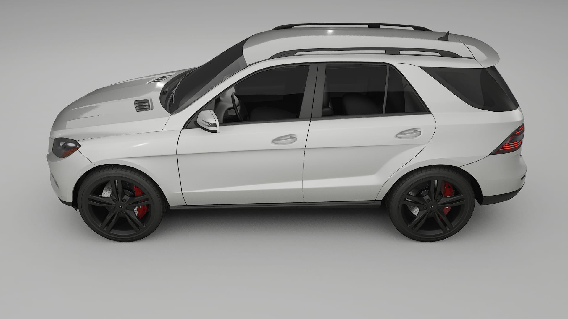 Mercedes M class W166 TPU Lackskyddsfilm | PEARL Färgskiftande PPF – Komplett Förskuret Kit