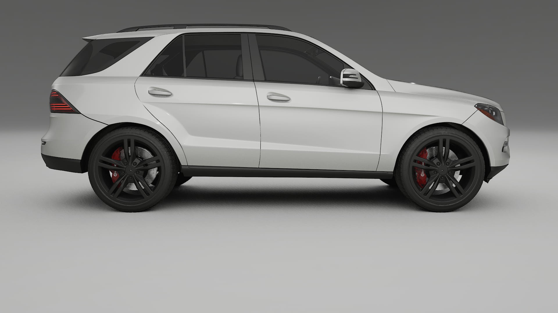 Mercedes M class W166 TPU Lackskyddsfilm | PEARL Färgskiftande PPF – Komplett Förskuret Kit