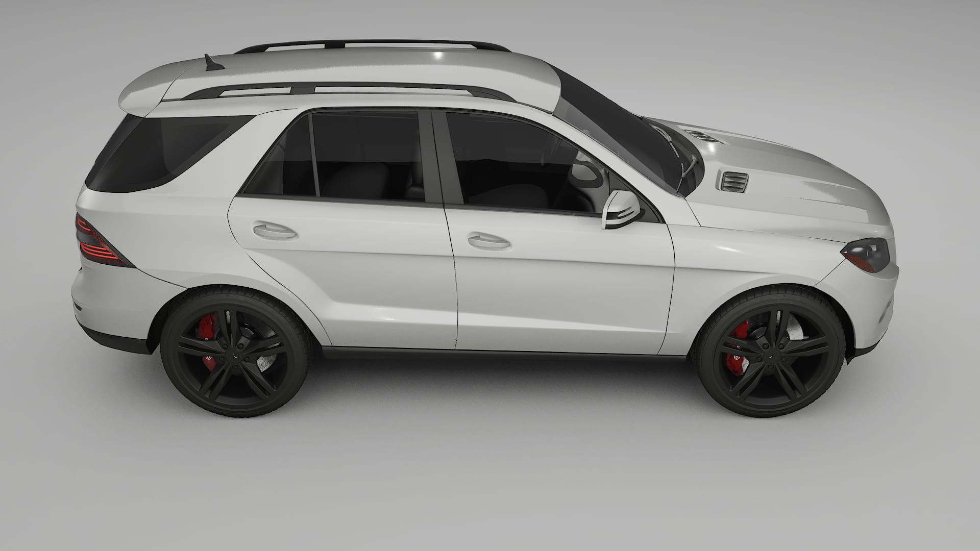 Mercedes M class W166 TPU Lackskyddsfilm | PEARL Färgskiftande PPF – Komplett Förskuret Kit