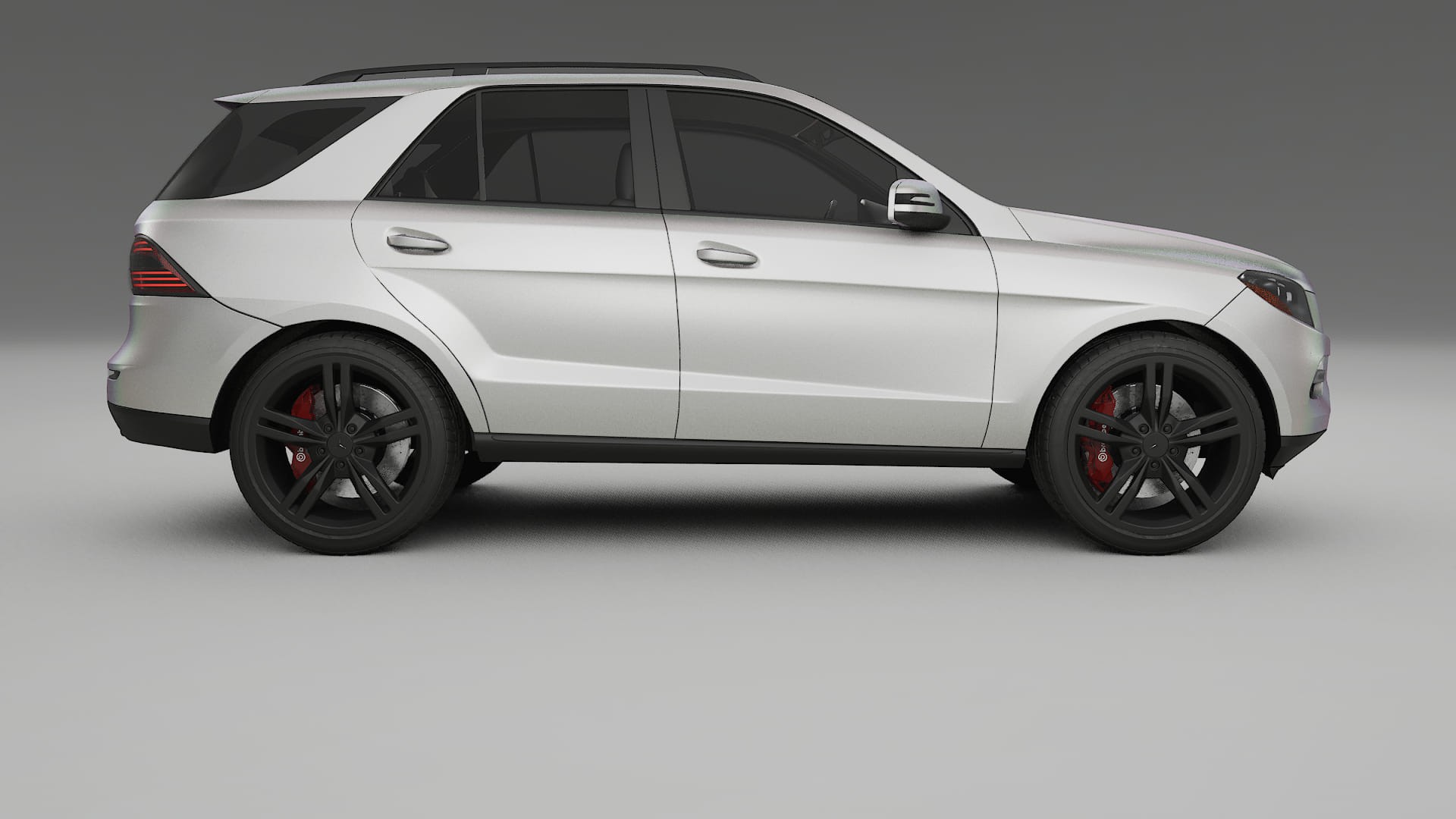 Mercedes M class W166 TPU Lackskyddsfilm | NEBULA Färgskiftande PPF – Komplett Förskuret Kit