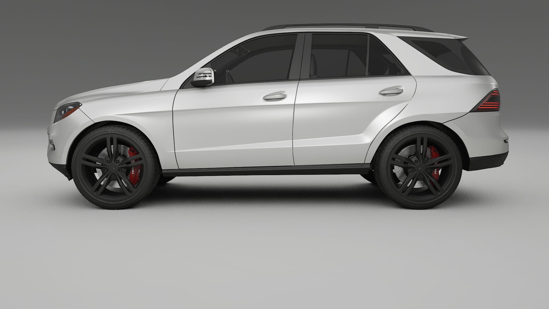 Mercedes M class W166 TPU Lackskyddsfilm | OPAL Färgskiftande PPF – Komplett Förskuret Kit