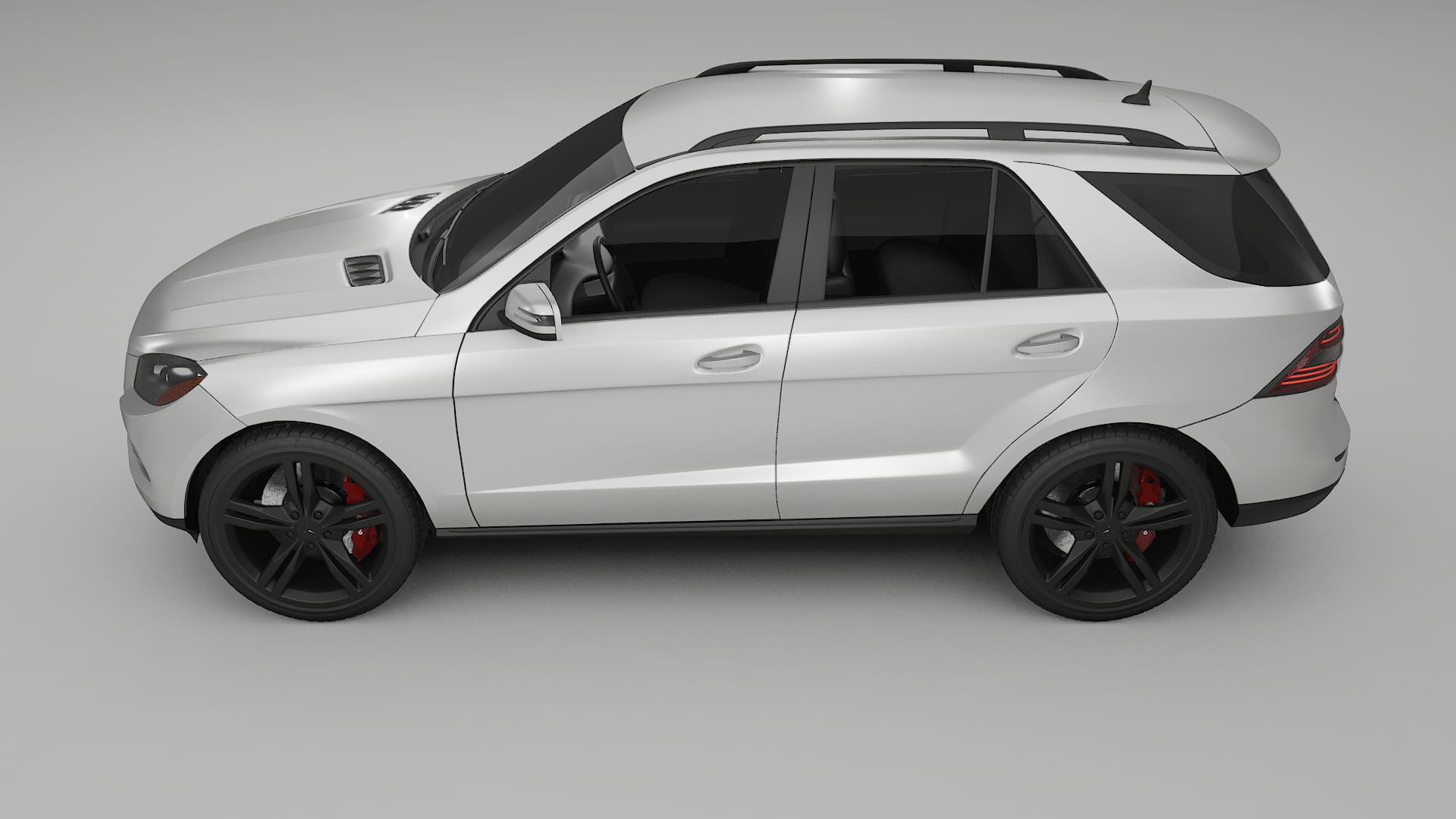 Mercedes M class W166 TPU Lackskyddsfilm | OPAL Färgskiftande PPF – Komplett Förskuret Kit