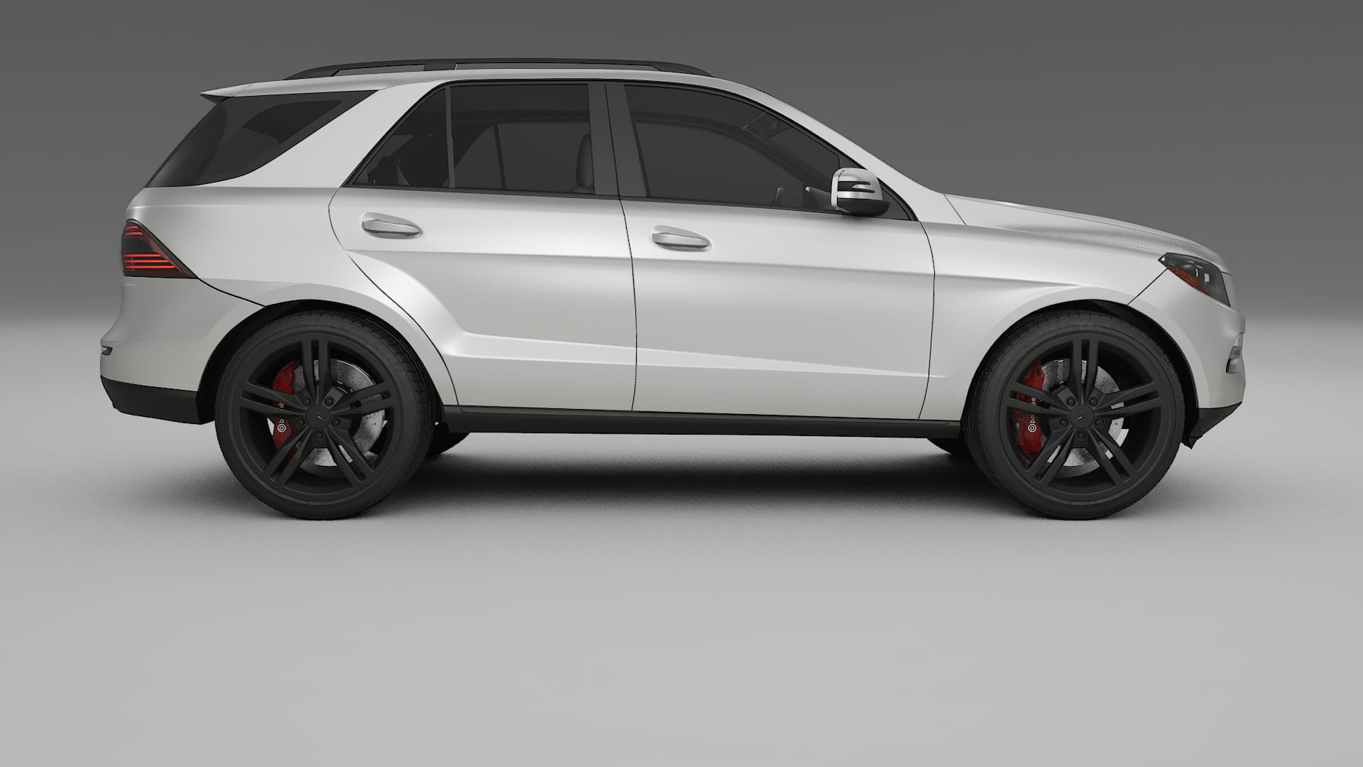 Mercedes M class W166 TPU Lackskyddsfilm | OPAL Färgskiftande PPF – Komplett Förskuret Kit