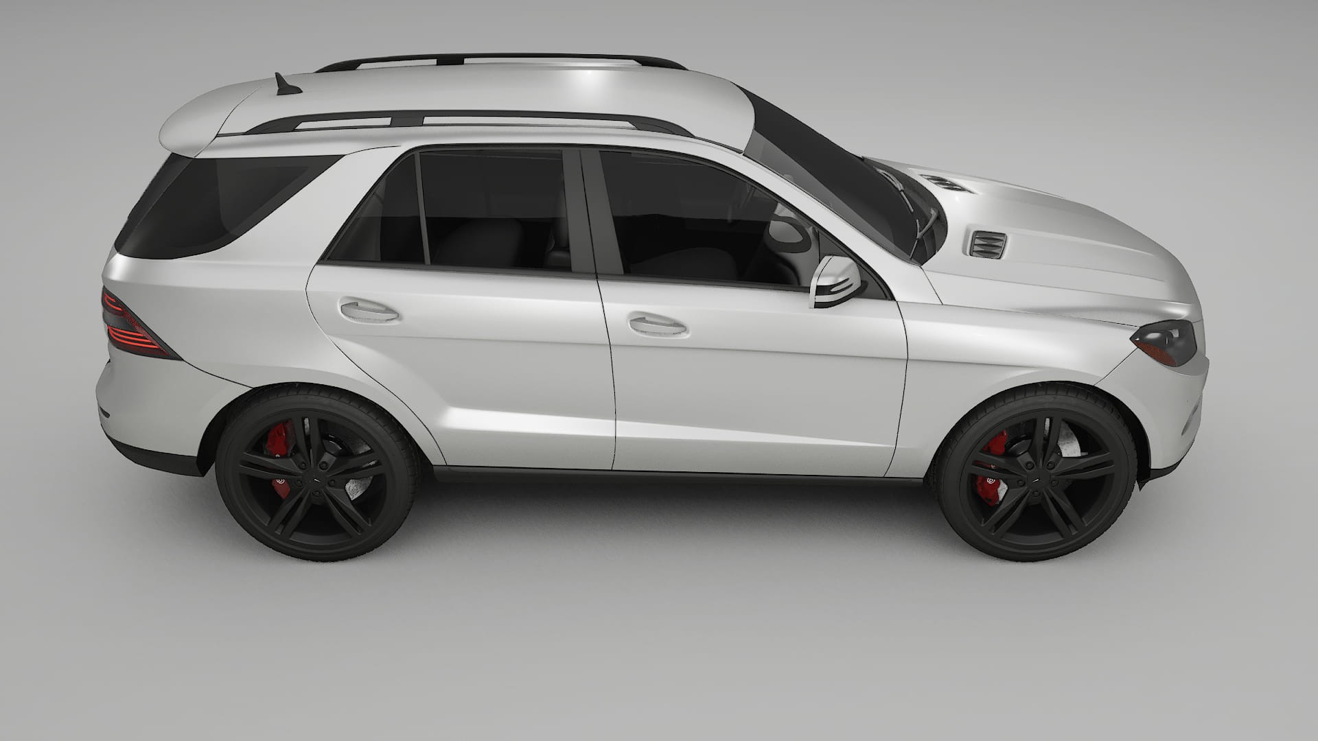 Mercedes M class W166 TPU Lackskyddsfilm | OPAL Färgskiftande PPF – Komplett Förskuret Kit