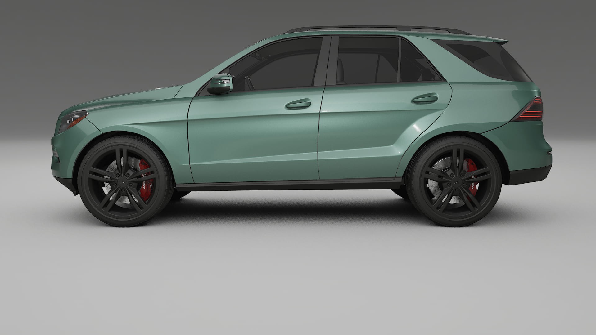 Mercedes M class W166 TPU Lackskyddsfilm | EVERGREEN Färgskiftande PPF – Komplett Förskuret Kit