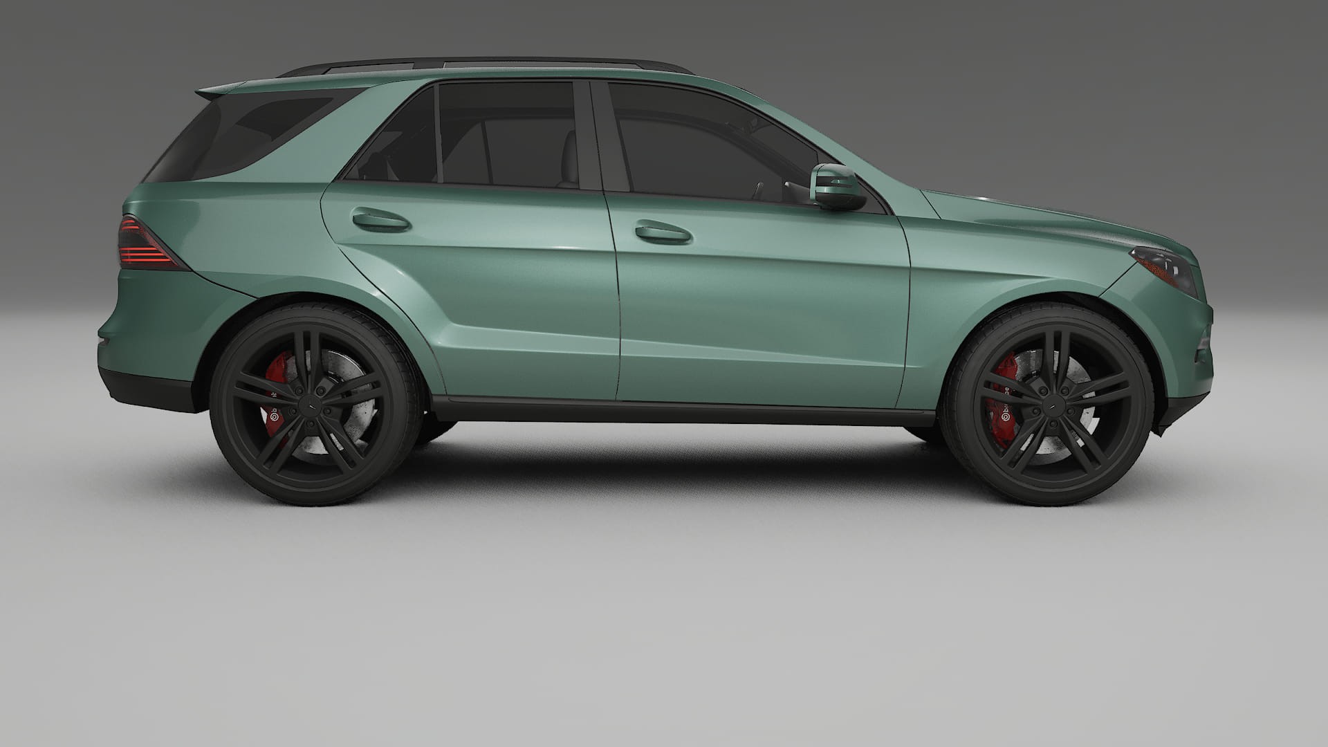 Mercedes M class W166 TPU Lackskyddsfilm | EVERGREEN Färgskiftande PPF – Komplett Förskuret Kit