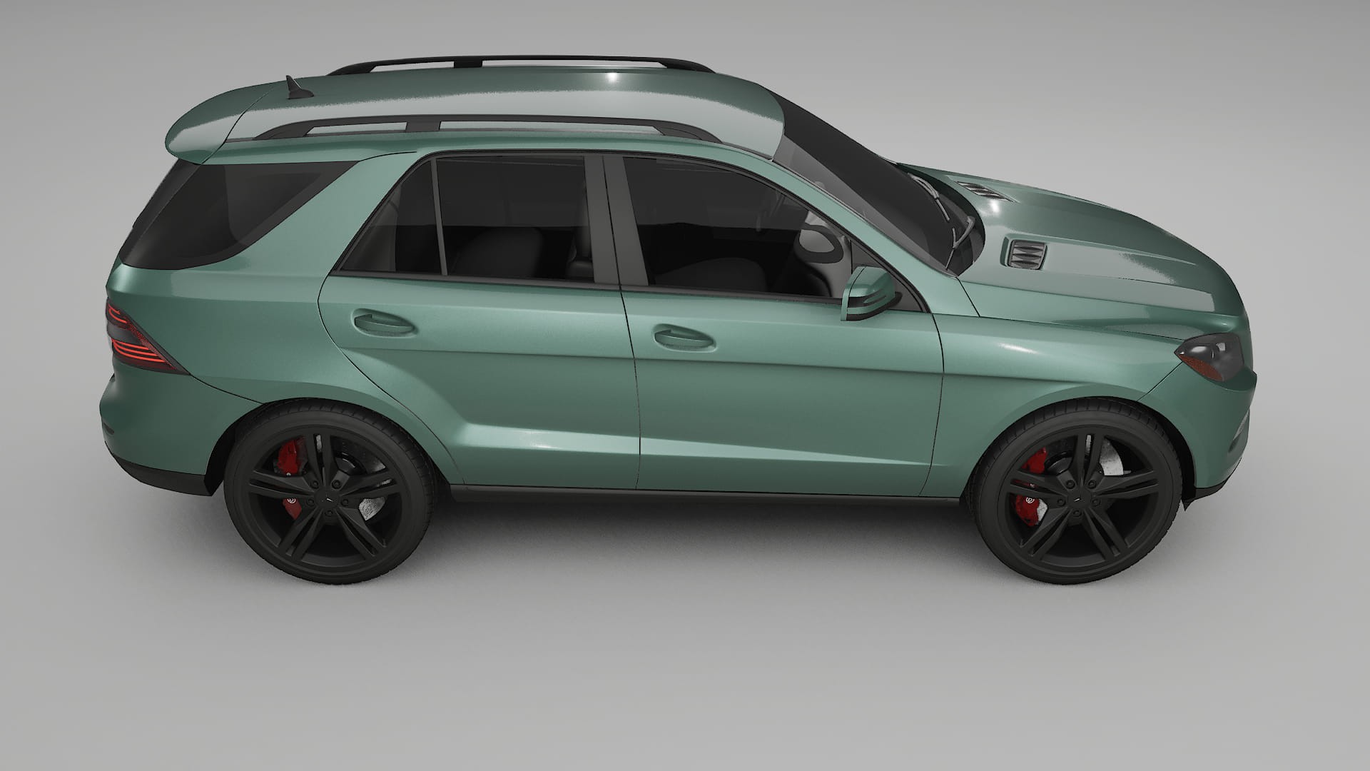 Mercedes M class W166 TPU Lackskyddsfilm | EVERGREEN Färgskiftande PPF – Komplett Förskuret Kit