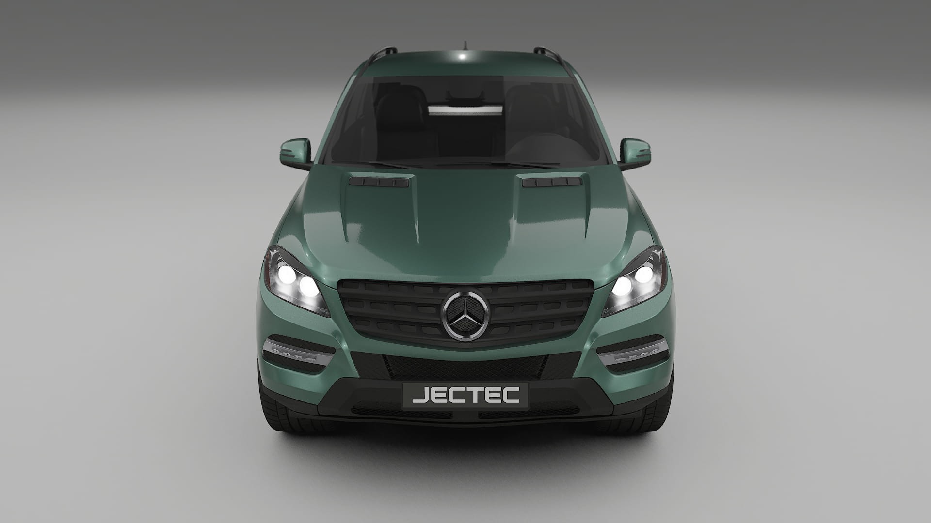 Mercedes M class W166 TPU Lackskyddsfilm | EVERGREEN Färgskiftande PPF – Komplett Förskuret Kit