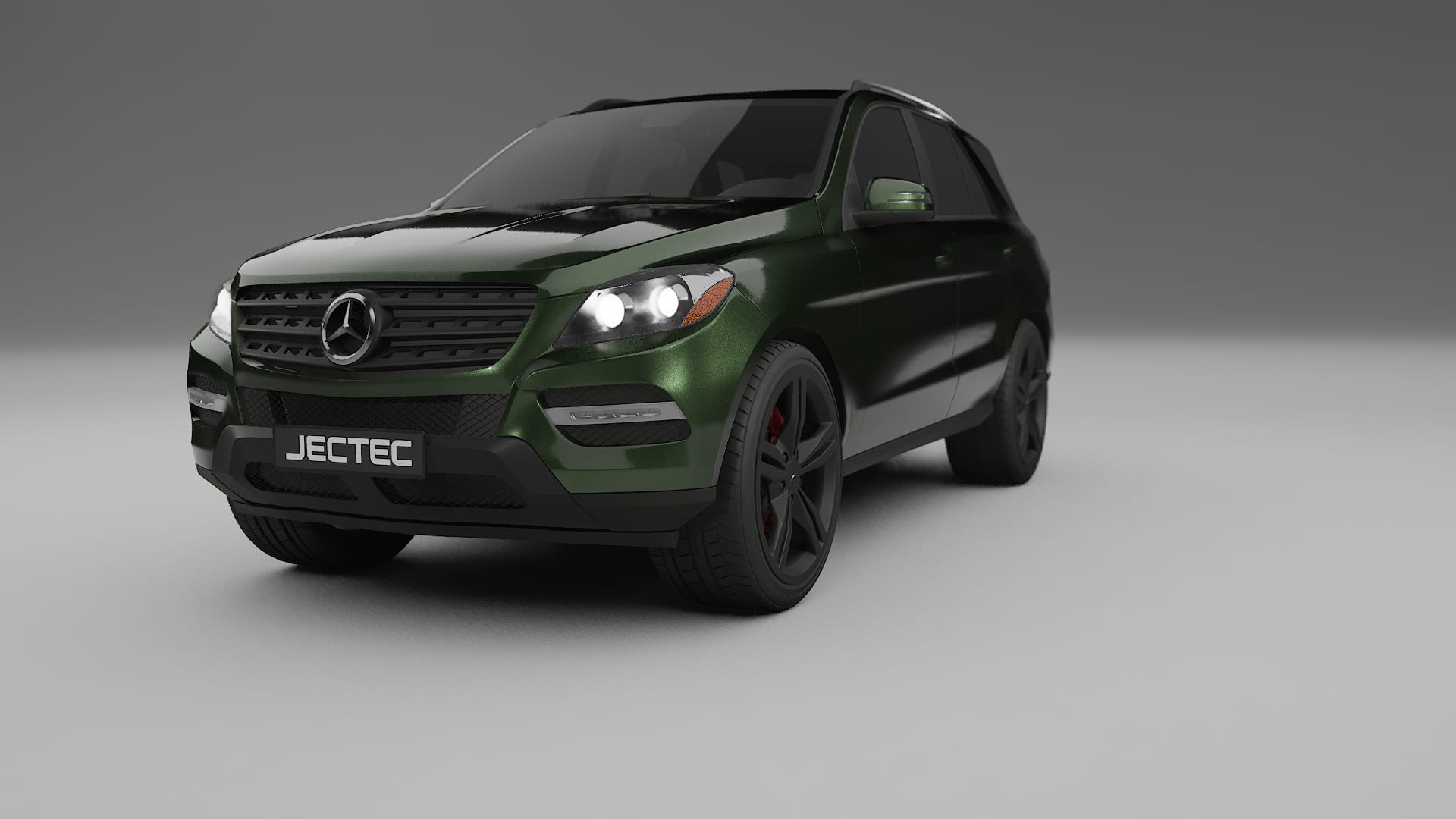 Mercedes M class W166 TPU Lackskyddsfilm | LAGOON Färgskiftande PPF – Komplett Förskuret Kit