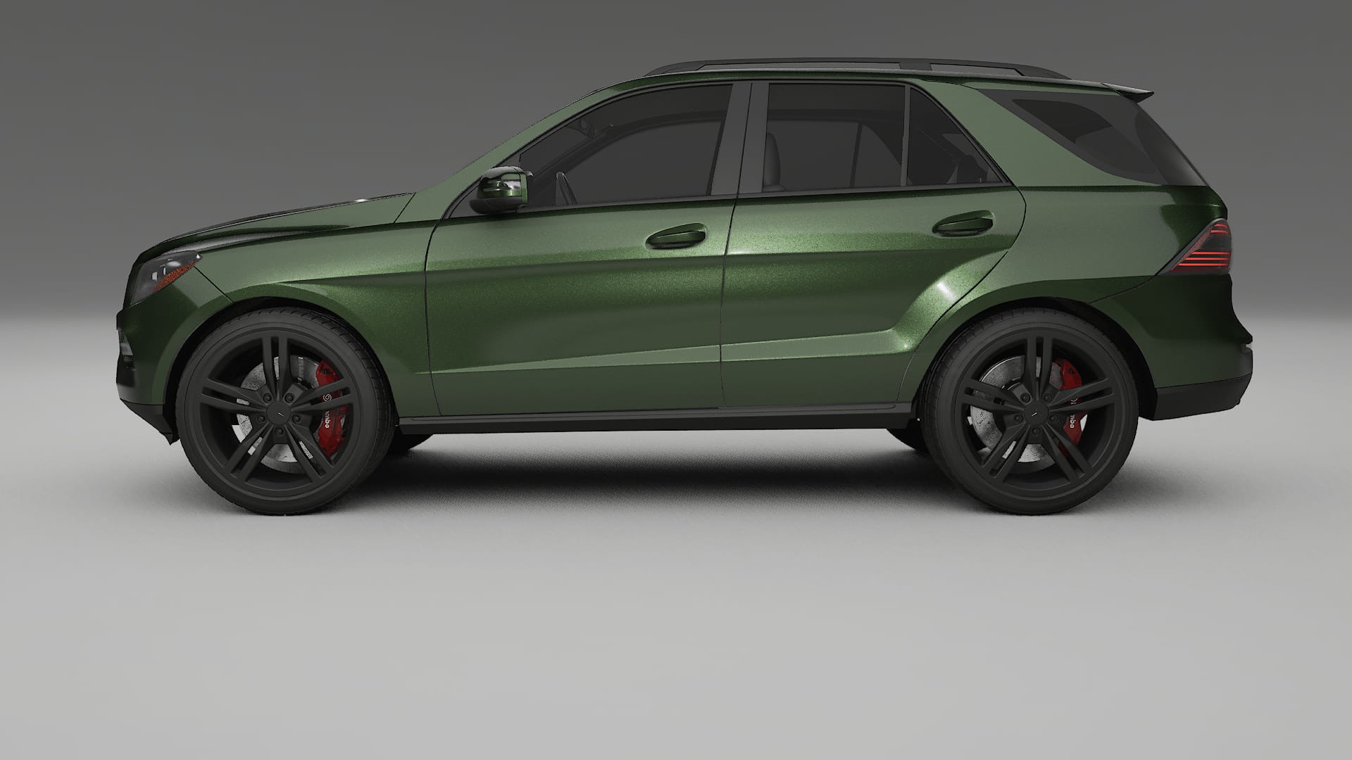 Mercedes M class W166 TPU Lackskyddsfilm | LAGOON Färgskiftande PPF – Komplett Förskuret Kit