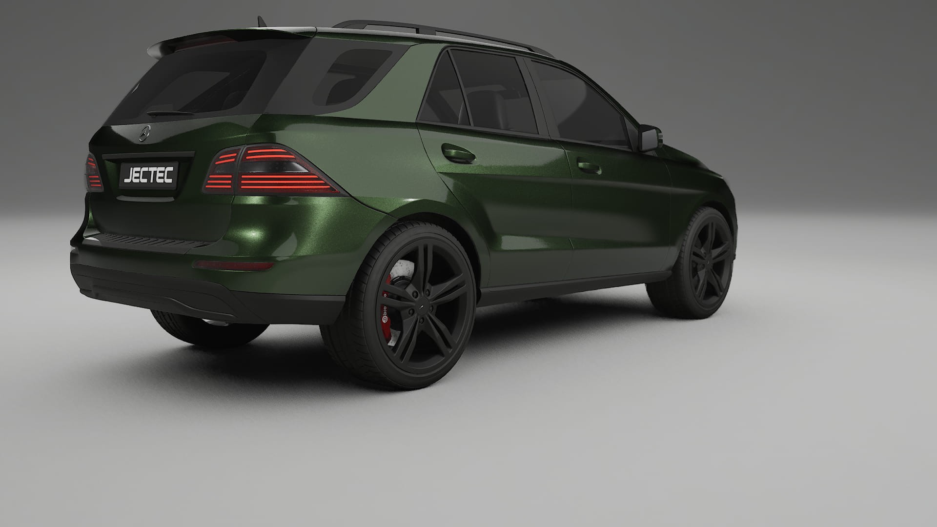 Mercedes M class W166 TPU Lackskyddsfilm | LAGOON Färgskiftande PPF – Komplett Förskuret Kit