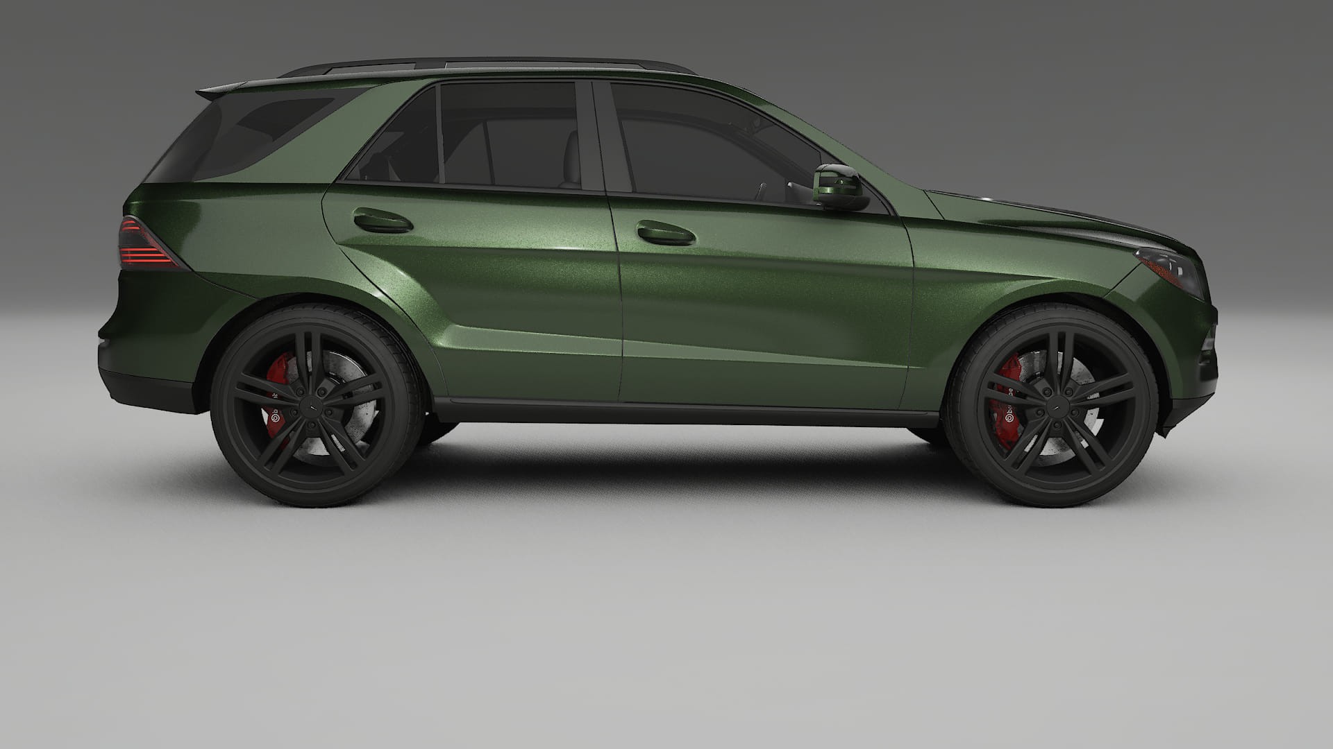 Mercedes M class W166 TPU Lackskyddsfilm | LAGOON Färgskiftande PPF – Komplett Förskuret Kit