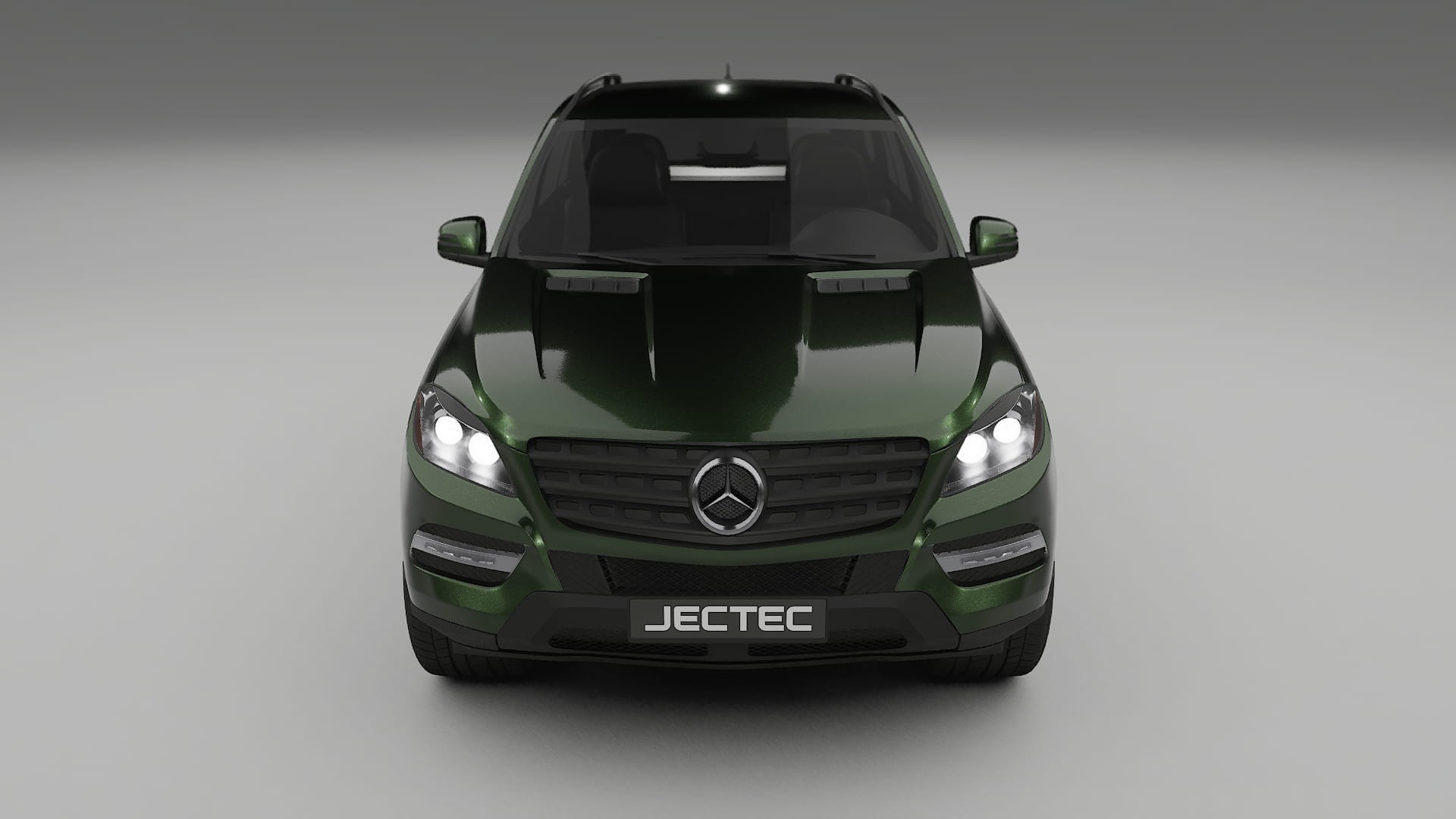 Mercedes M class W166 TPU Lackskyddsfilm | LAGOON Färgskiftande PPF – Komplett Förskuret Kit