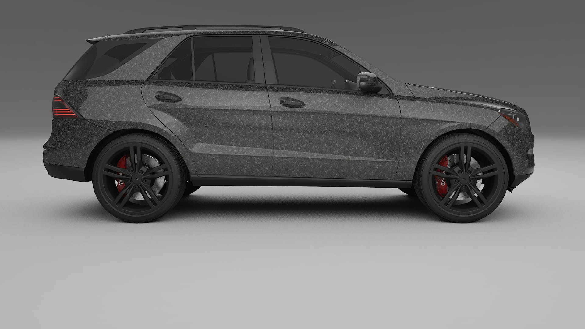 Mercedes M class W166 TPU Lackskyddsfilm | FORGED S Färgskiftande PPF – Komplett Förskuret Kit