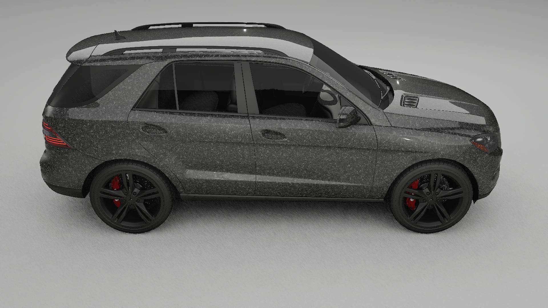 Mercedes M class W166 TPU Lackskyddsfilm | FORGED S Färgskiftande PPF – Komplett Förskuret Kit