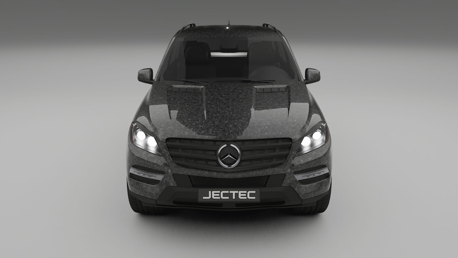 Mercedes M class W166 TPU Lackskyddsfilm | FORGED S Färgskiftande PPF – Komplett Förskuret Kit