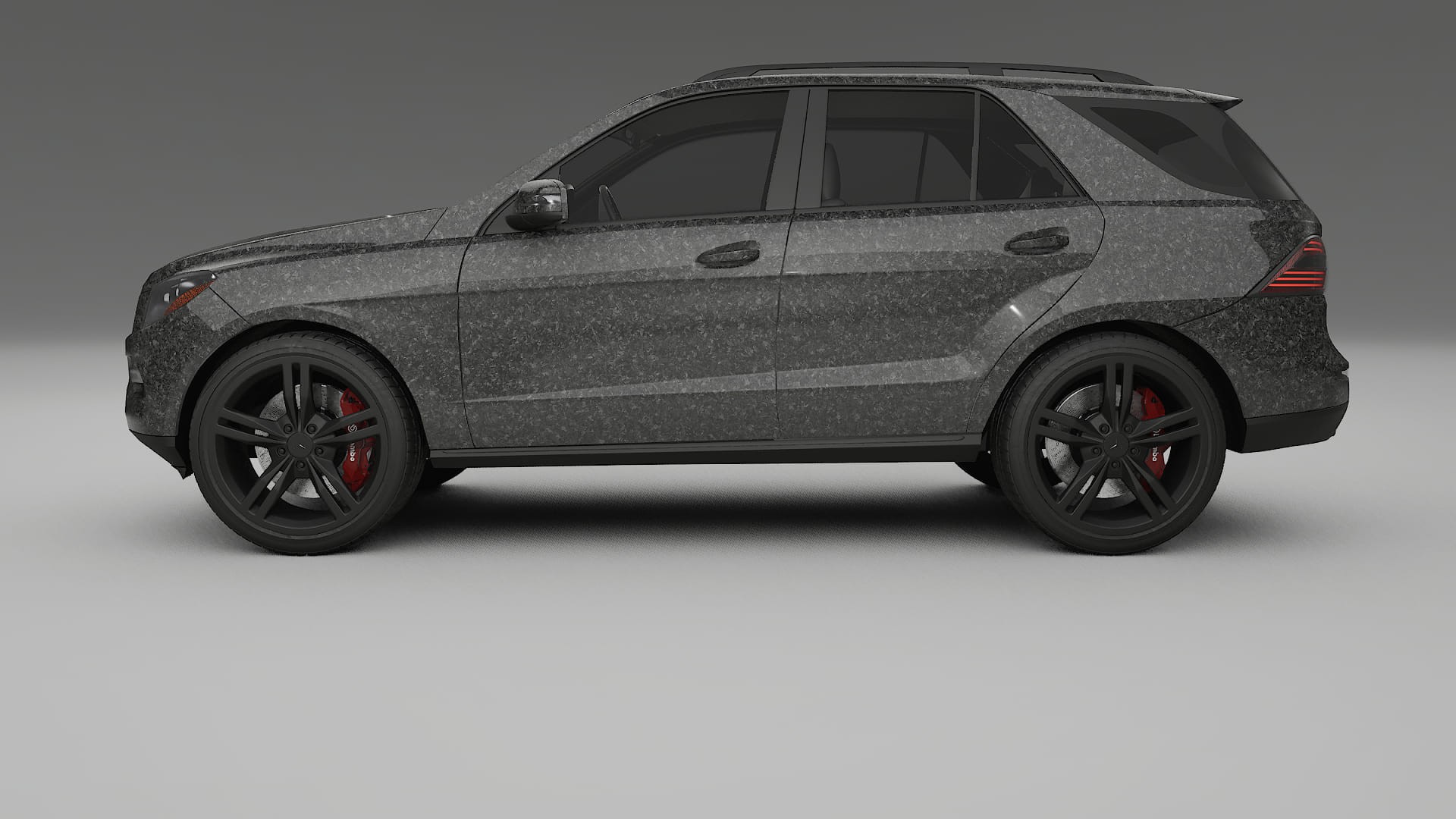 Mercedes M class W166 TPU Lackskyddsfilm | FORGED S Färgskiftande PPF – Komplett Förskuret Kit