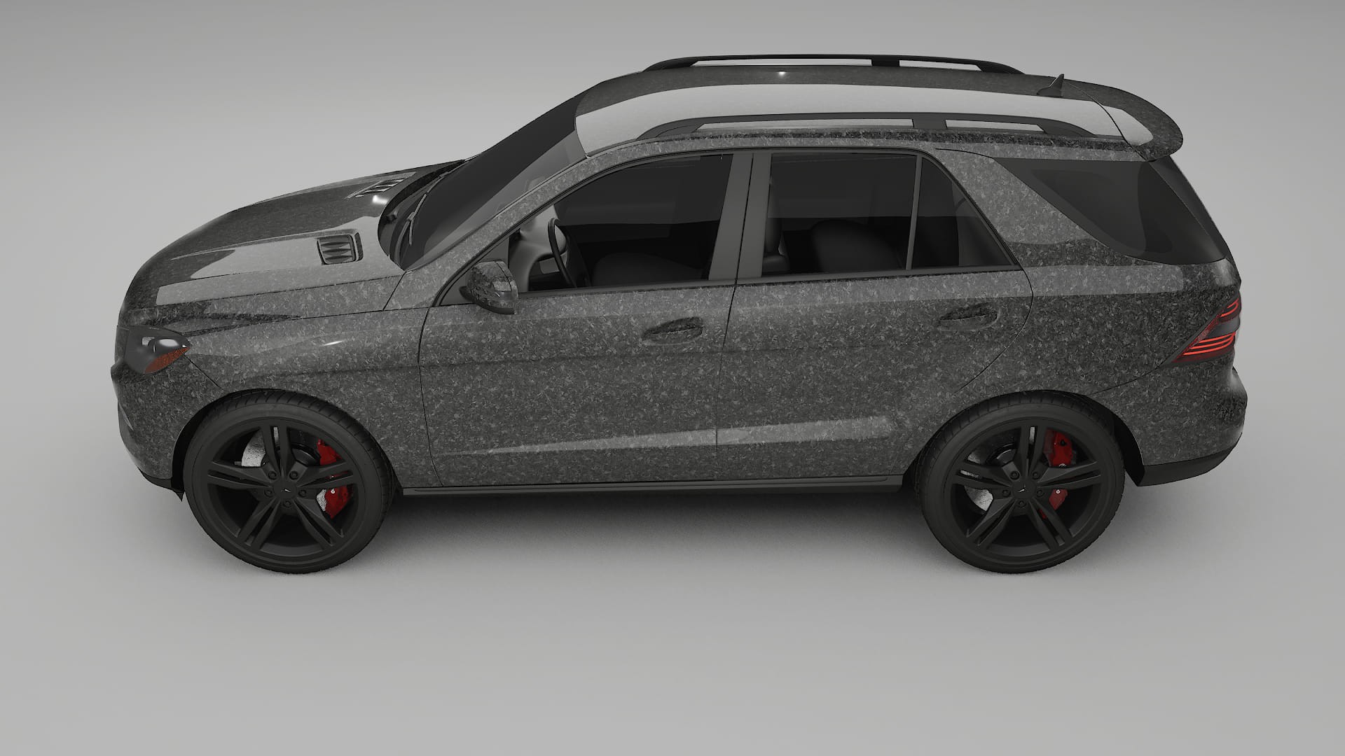 Mercedes M class W166 TPU Lackskyddsfilm | FORGED S Färgskiftande PPF – Komplett Förskuret Kit