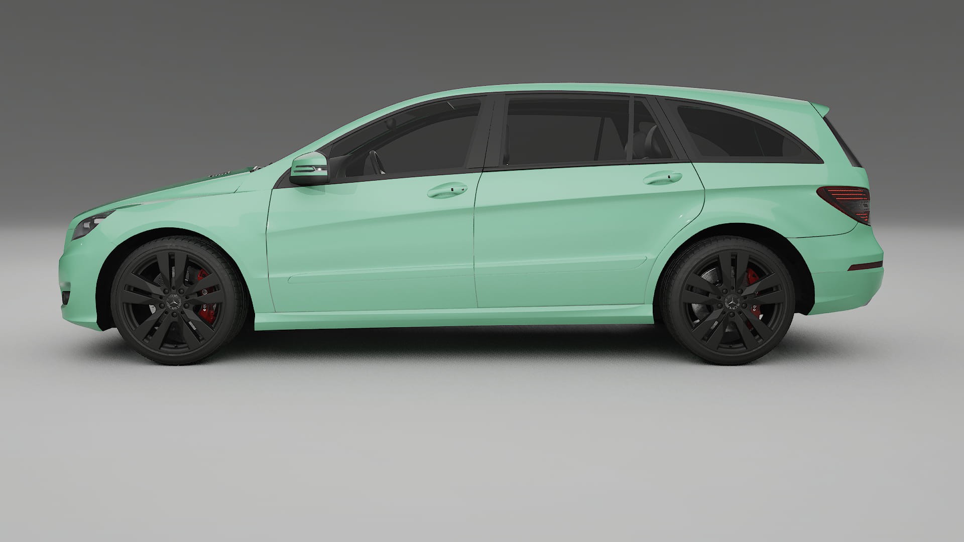 Mercedes R class W251 facelift LCI TPU Lackskyddsfilm | DUSTY Färgskiftande PPF – Komplett Förskuret Kit