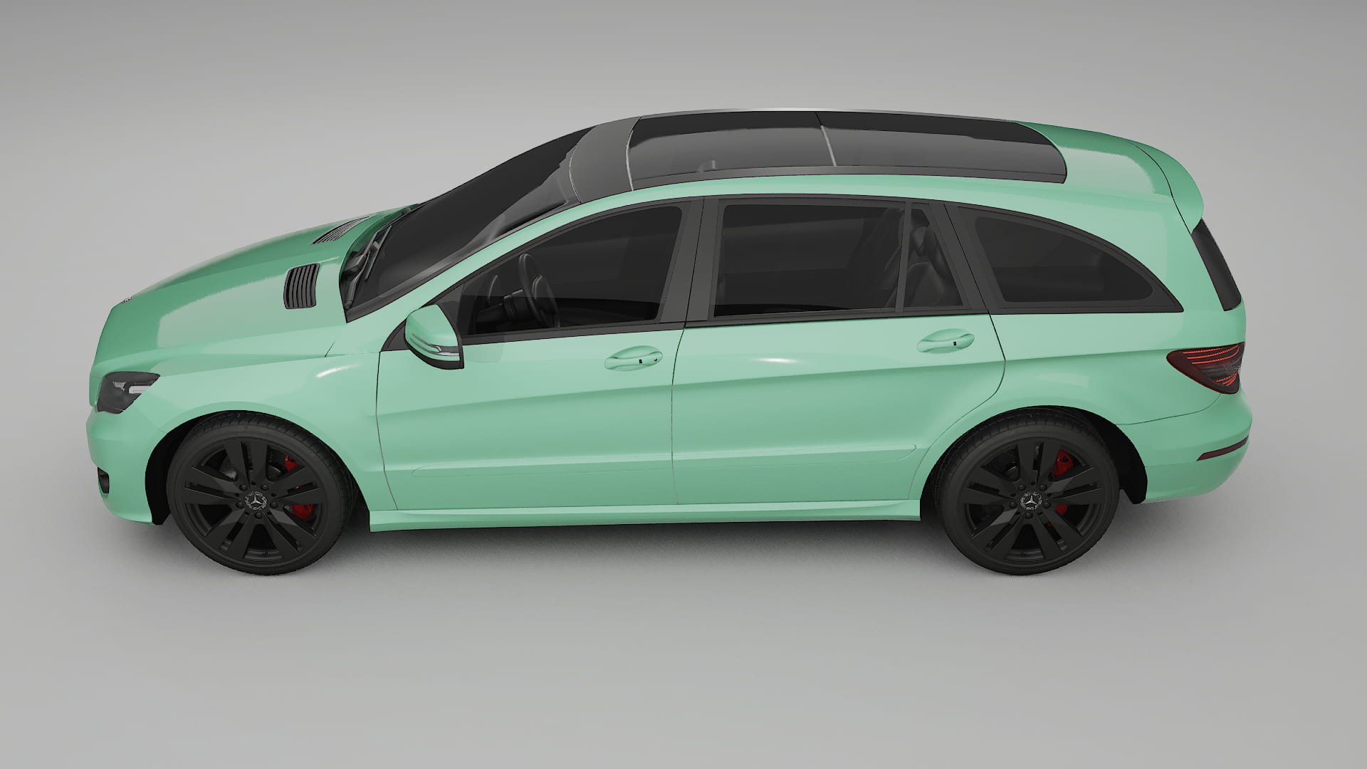 Mercedes R class W251 facelift LCI TPU Lackskyddsfilm | DUSTY Färgskiftande PPF – Komplett Förskuret Kit