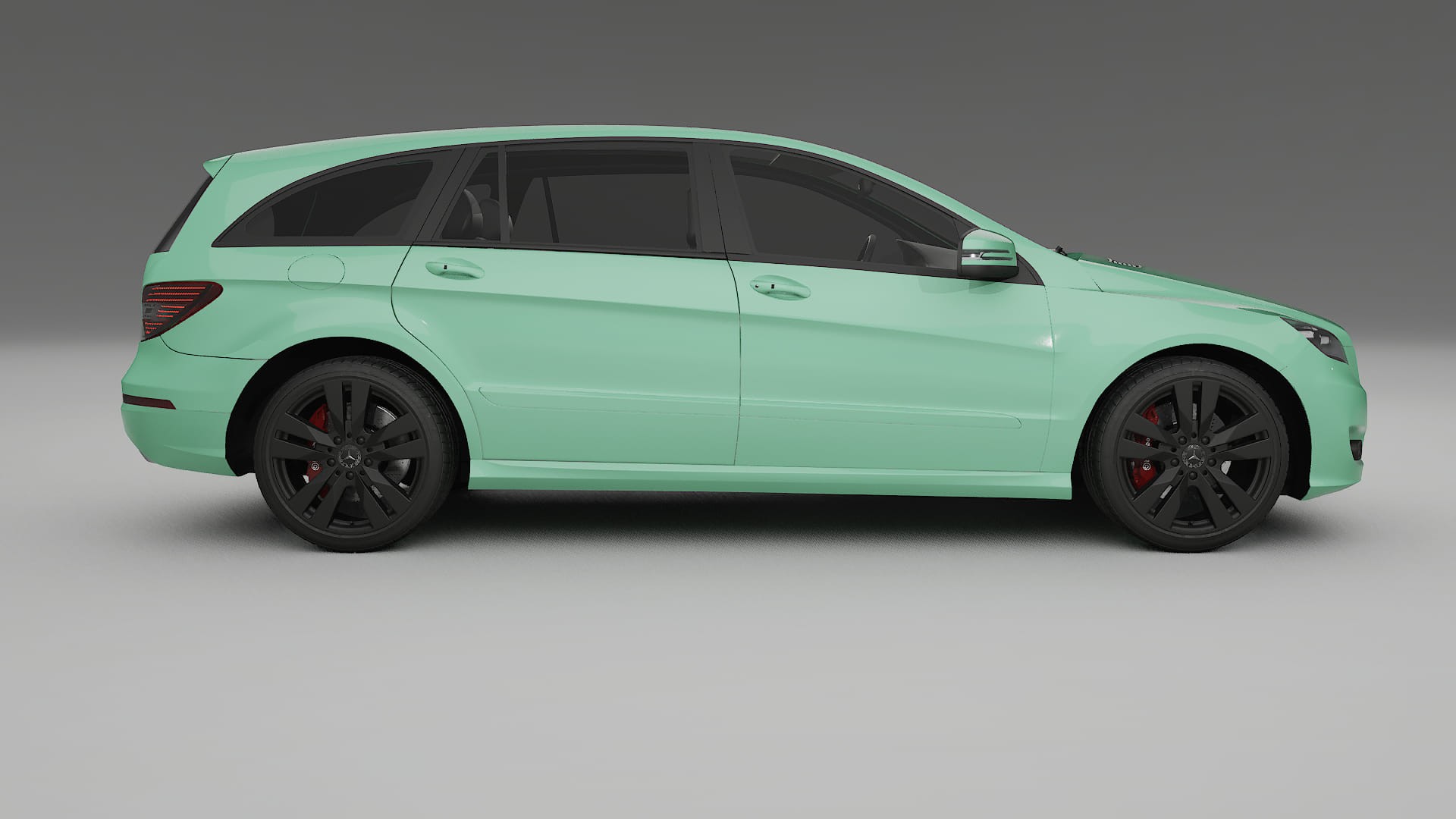 Mercedes R class W251 facelift LCI TPU Lackskyddsfilm | DUSTY Färgskiftande PPF – Komplett Förskuret Kit