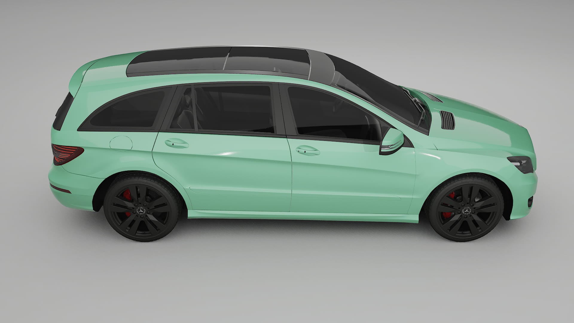 Mercedes R class W251 facelift LCI TPU Lackskyddsfilm | DUSTY Färgskiftande PPF – Komplett Förskuret Kit