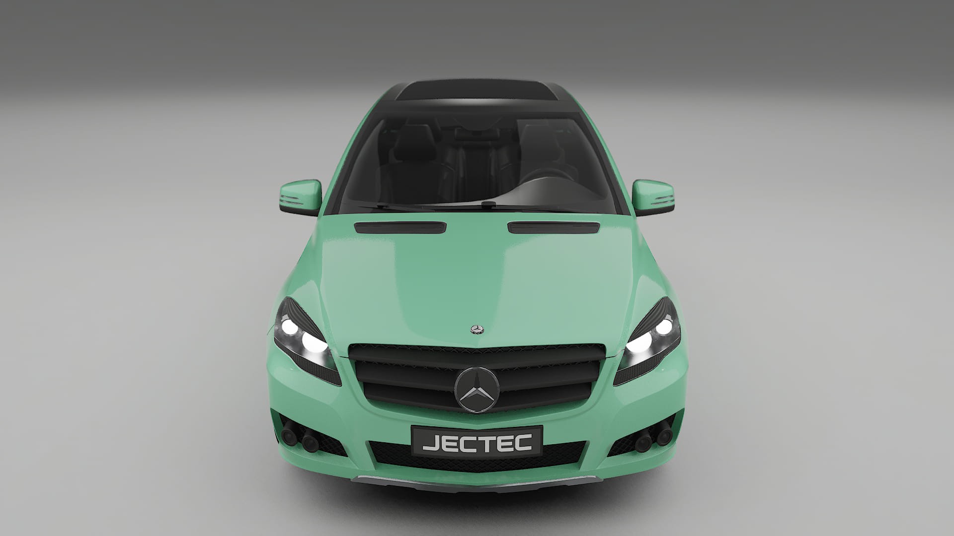 Mercedes R class W251 facelift LCI TPU Lackskyddsfilm | DUSTY Färgskiftande PPF – Komplett Förskuret Kit