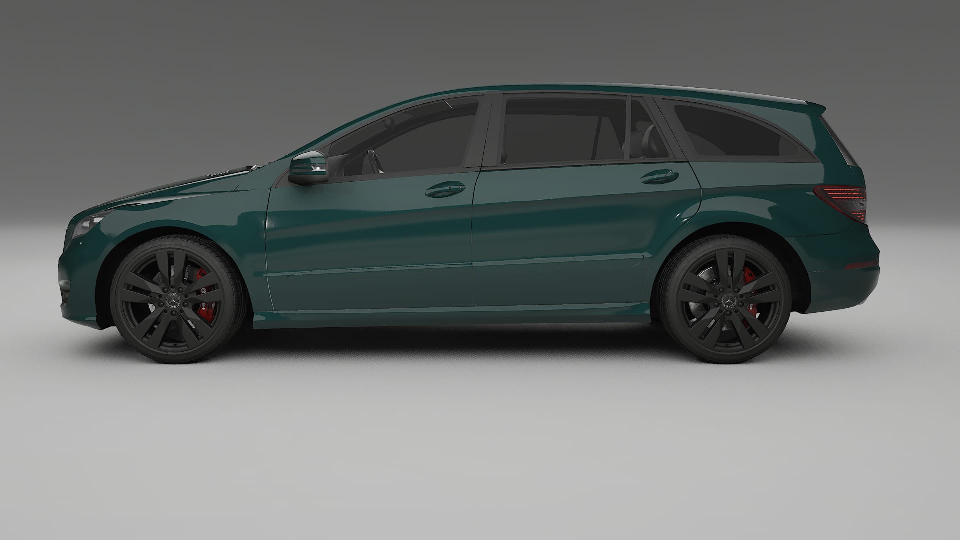 Mercedes R class W251 facelift LCI TPU Lackskyddsfilm | INFERNO Färgskiftande PPF – Komplett Förskuret Kit